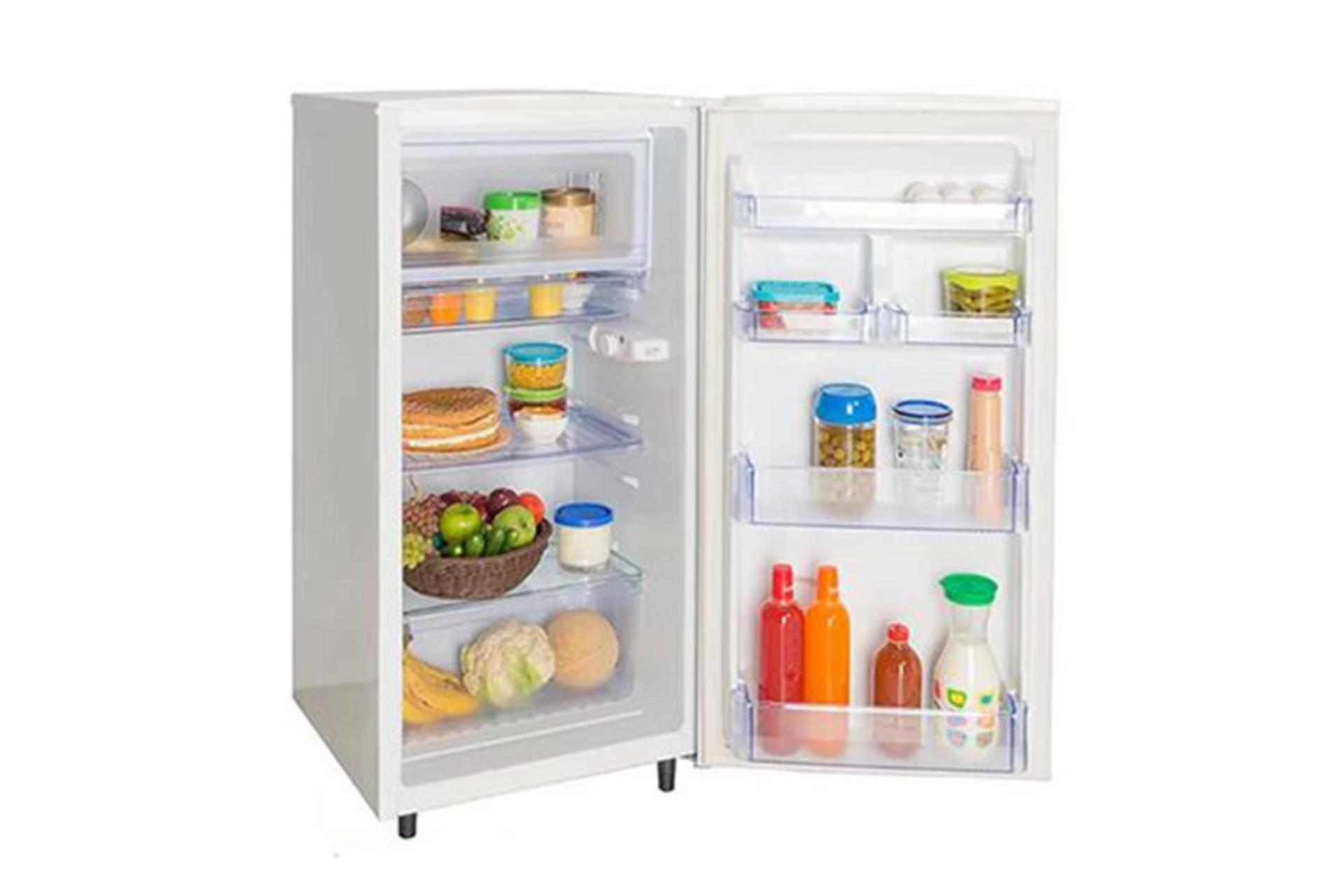 یخچال فریزر ایستکول EASTCOOL TM-919-DC رنگ سفید نمای داخل