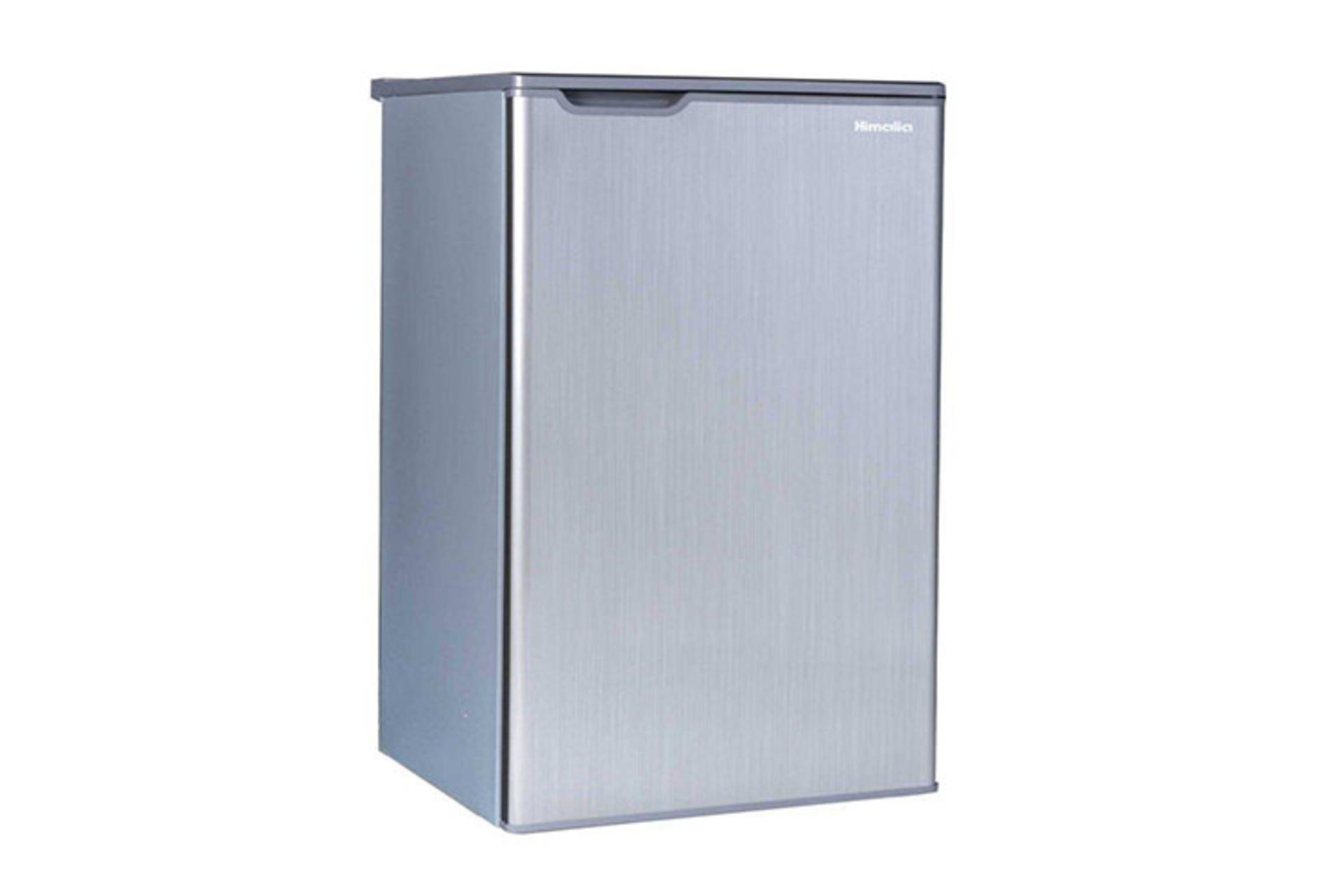 یخچال فریزر هیمالیا Himalia HS7 نمای جلو و جانبی رنگ خاکستری