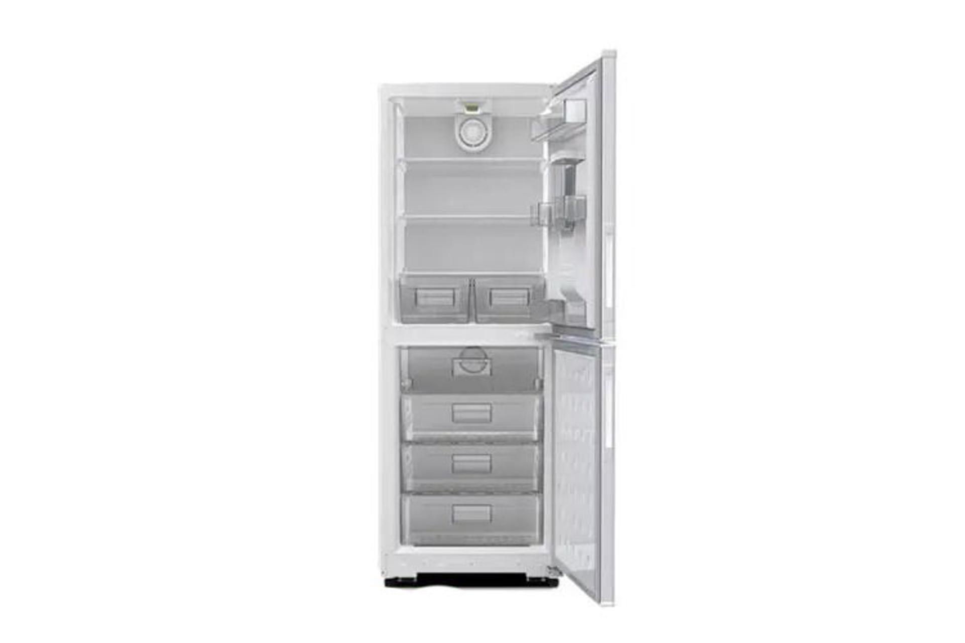 یخچال فریزر اسنوا Snowa SBD-M200 نمای داخل رنگ سفید