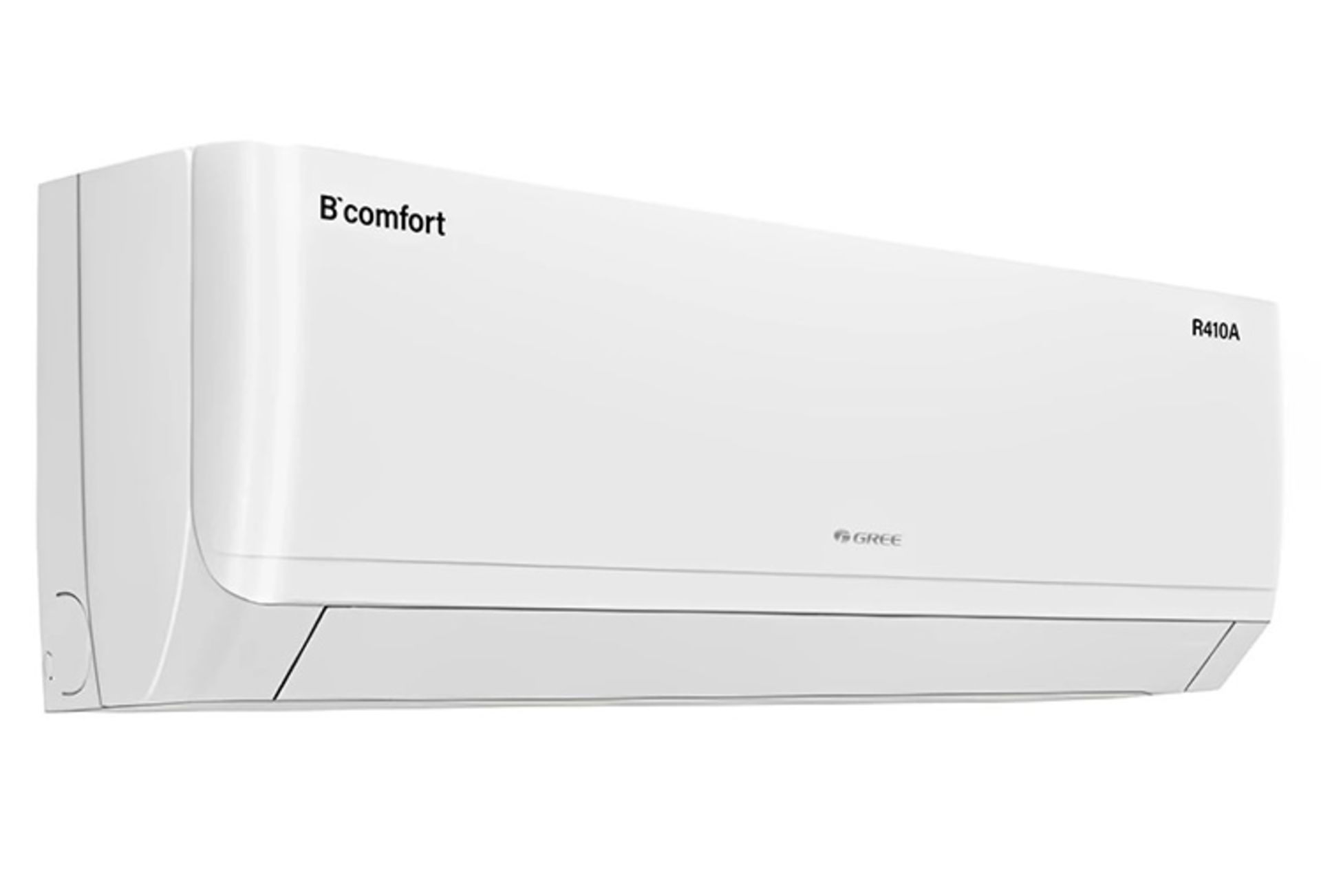 کولر گازی گری Gree B'COMFORT-P30H1 نمای جلو و جانبی