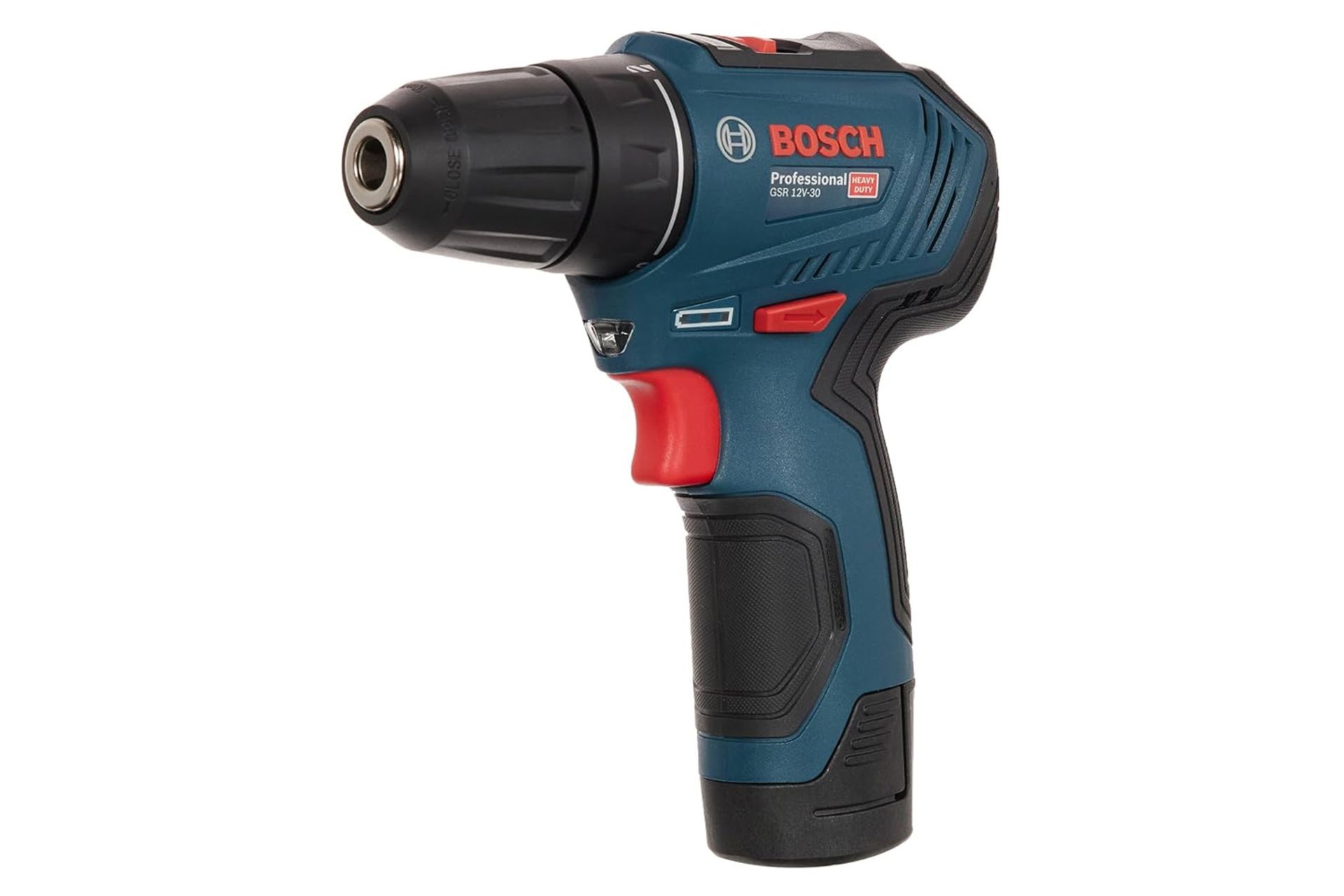 ابعاد و اندازه دریل پیچ گوشتی شارژی بوش GSR 12V-30