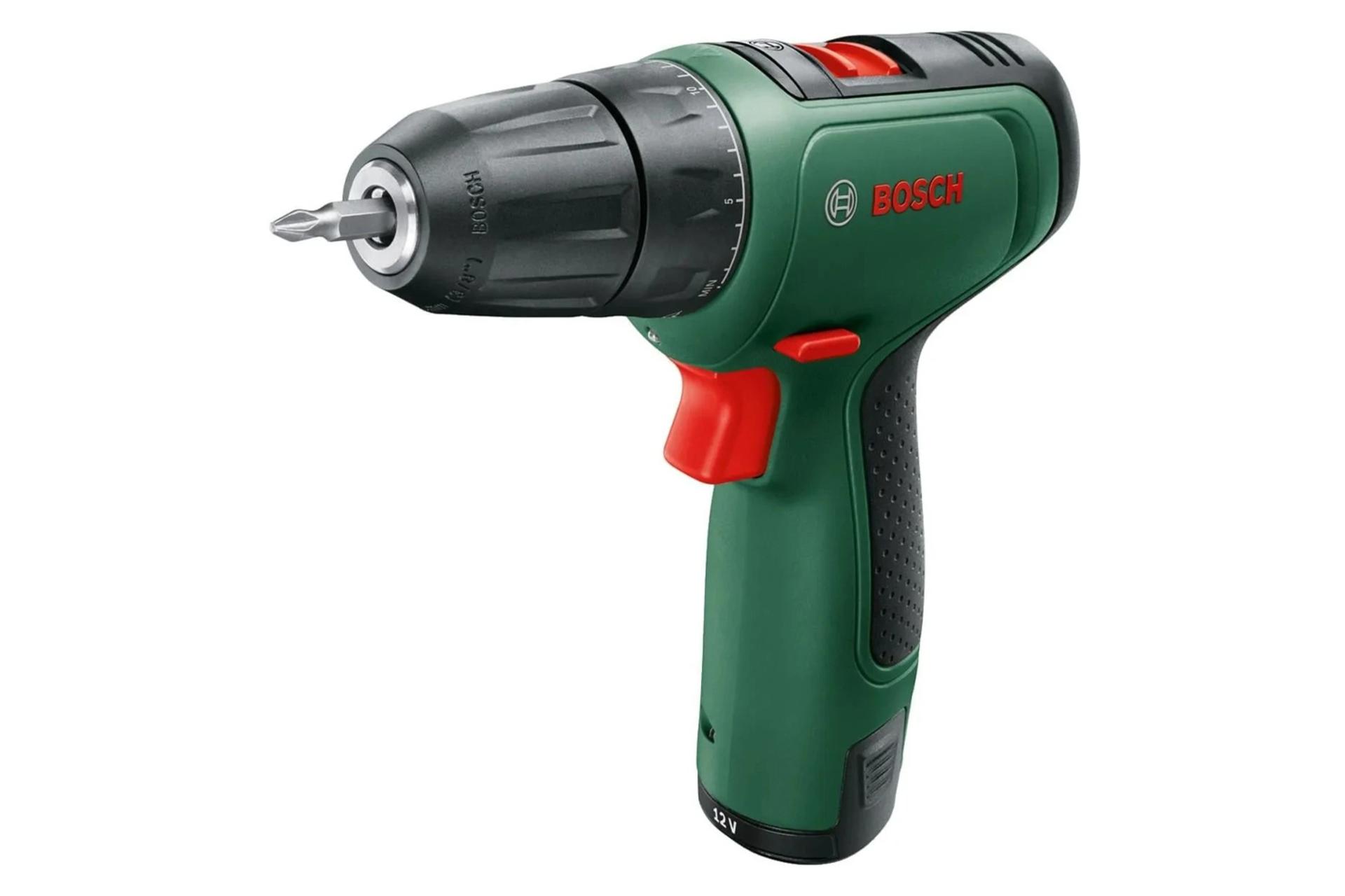 مرجع متخصصين ايران ابعاد و اندازه دريل پيچ گوشتي شارژي بوش Easy Drill 1200