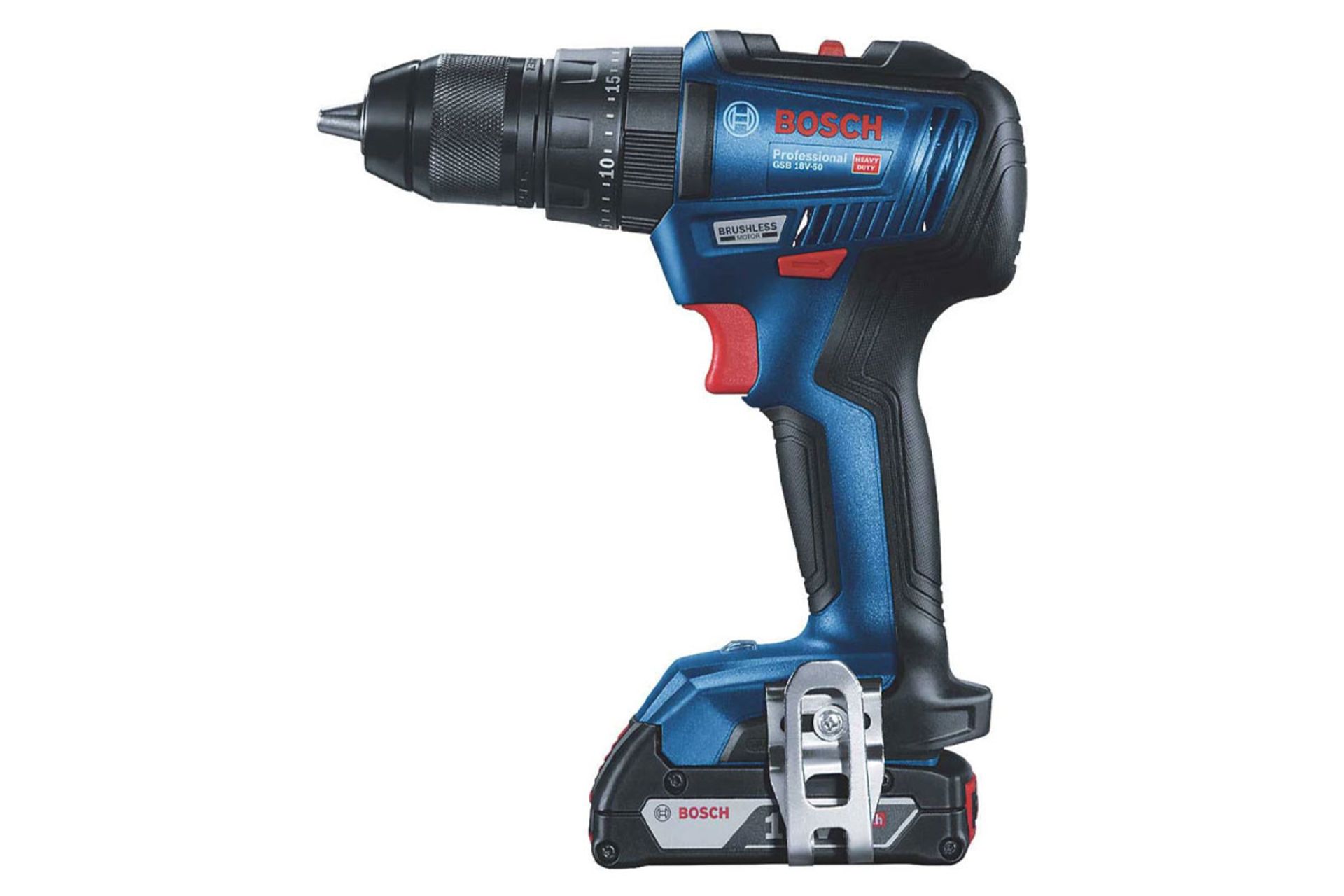 نمای کنار دریل چکشی شارژی بوش GSB 18V-50