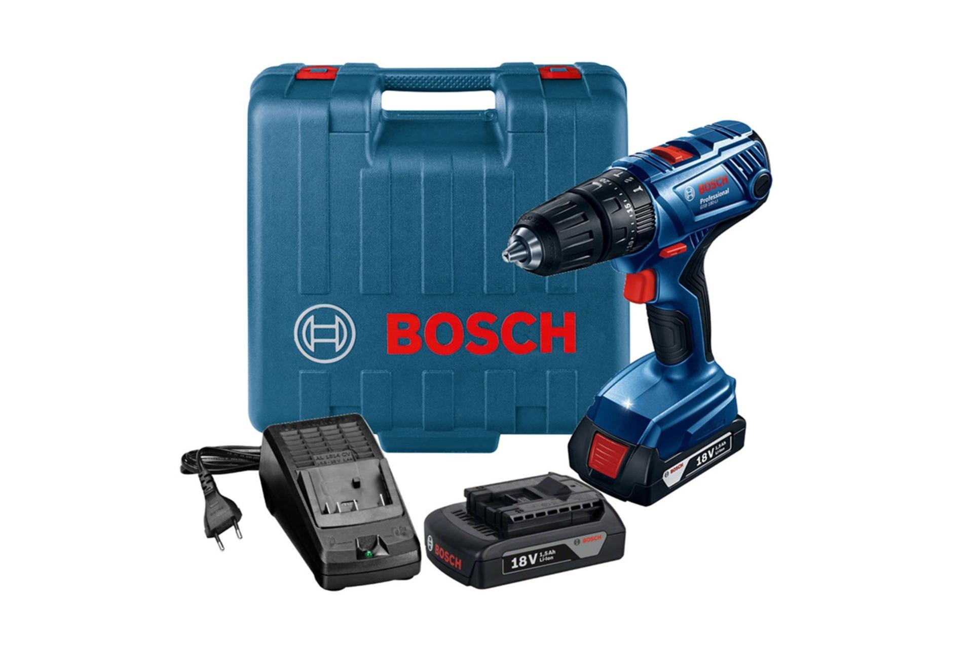 اقلام همراه دریل چکشی شارژی بوش GSB 180-LI