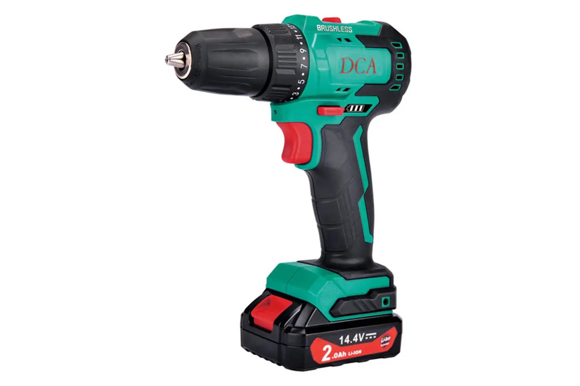 ابعاد و اندازه دریل پیچ گوشتی شارژی دی سی ای ADJZ24-10