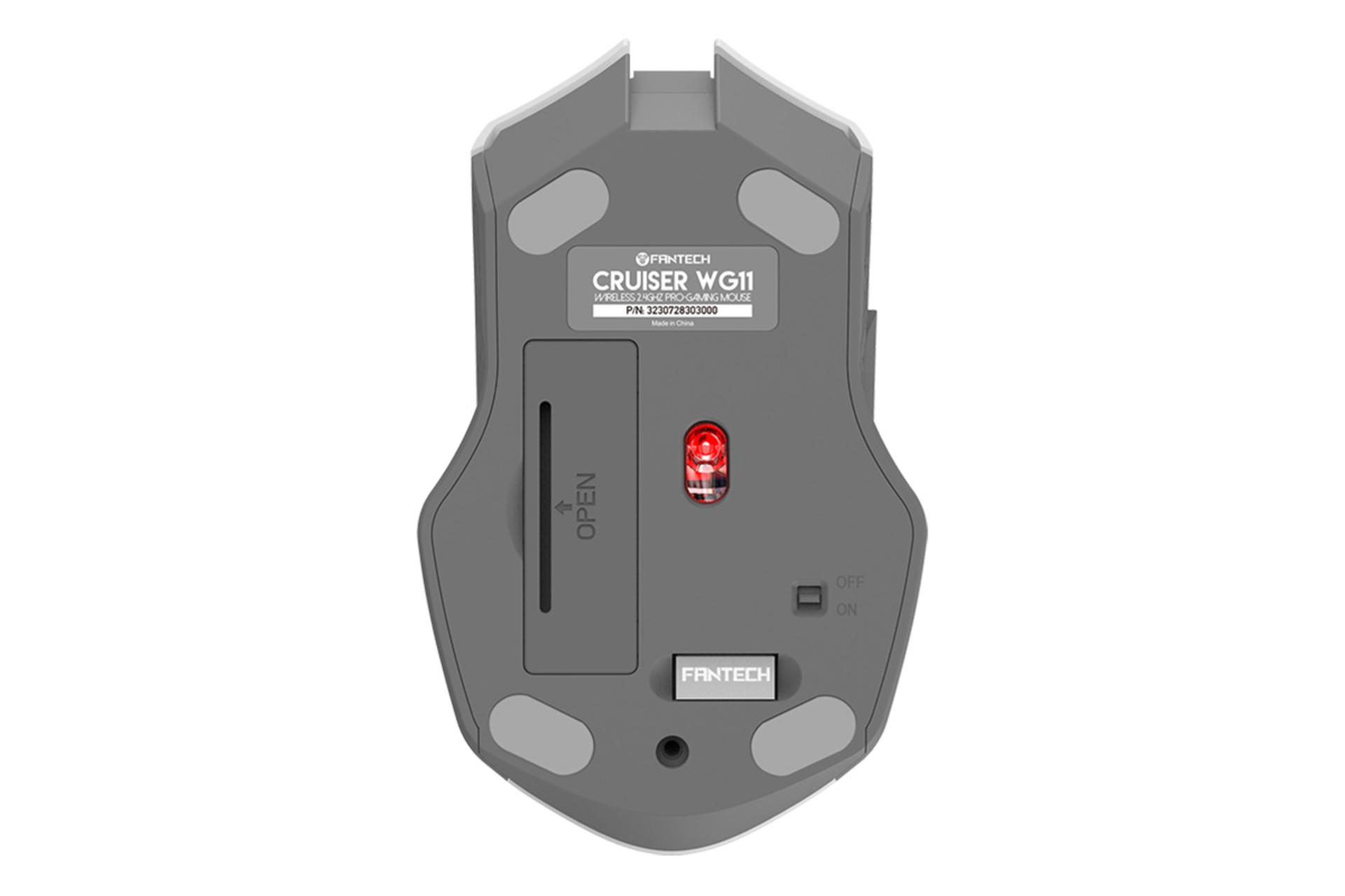 نمای پایین ماوس فنتک Fantech CRUISER WG11
