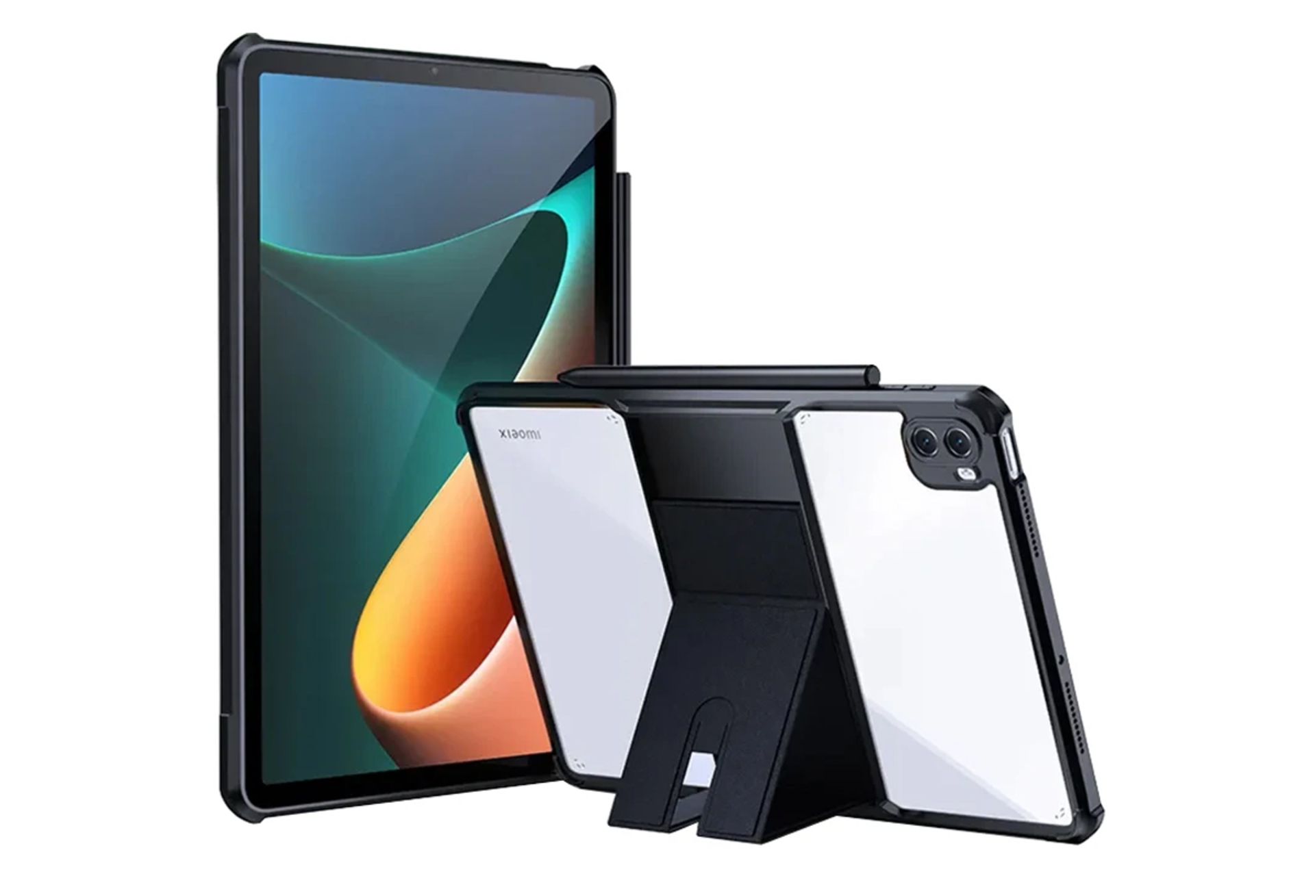 قاب تبلت بادیگارد مدل Kickstand مناسب شیائومی Pad 5 Pro / Pad 5 رنگ مشکی