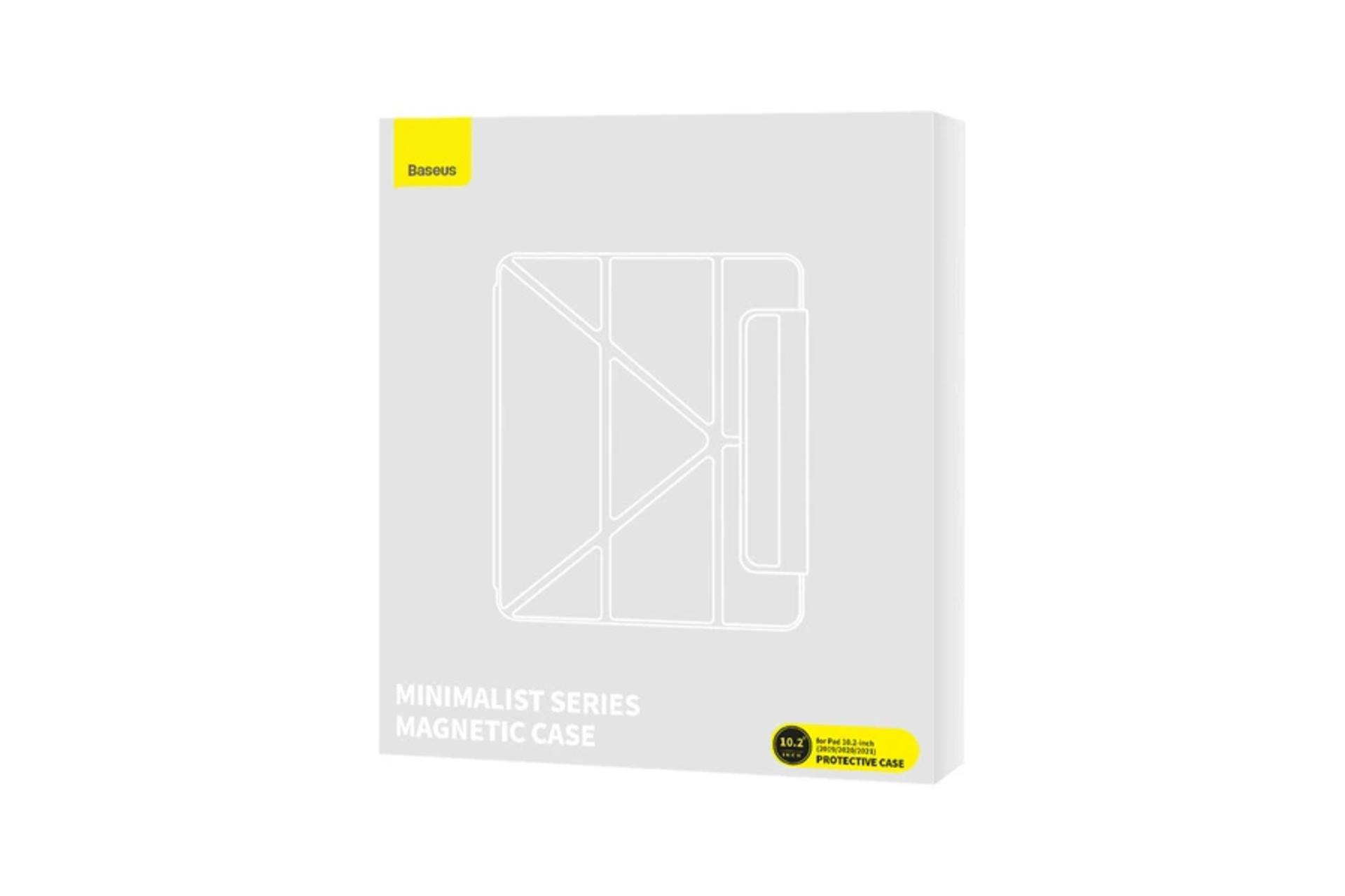 جعبه قاب تبلت کیف کلاسوری باسئوس مدل Minimalist Series مناسب اپل iPad 10.2 2021 / 2020 / 2019