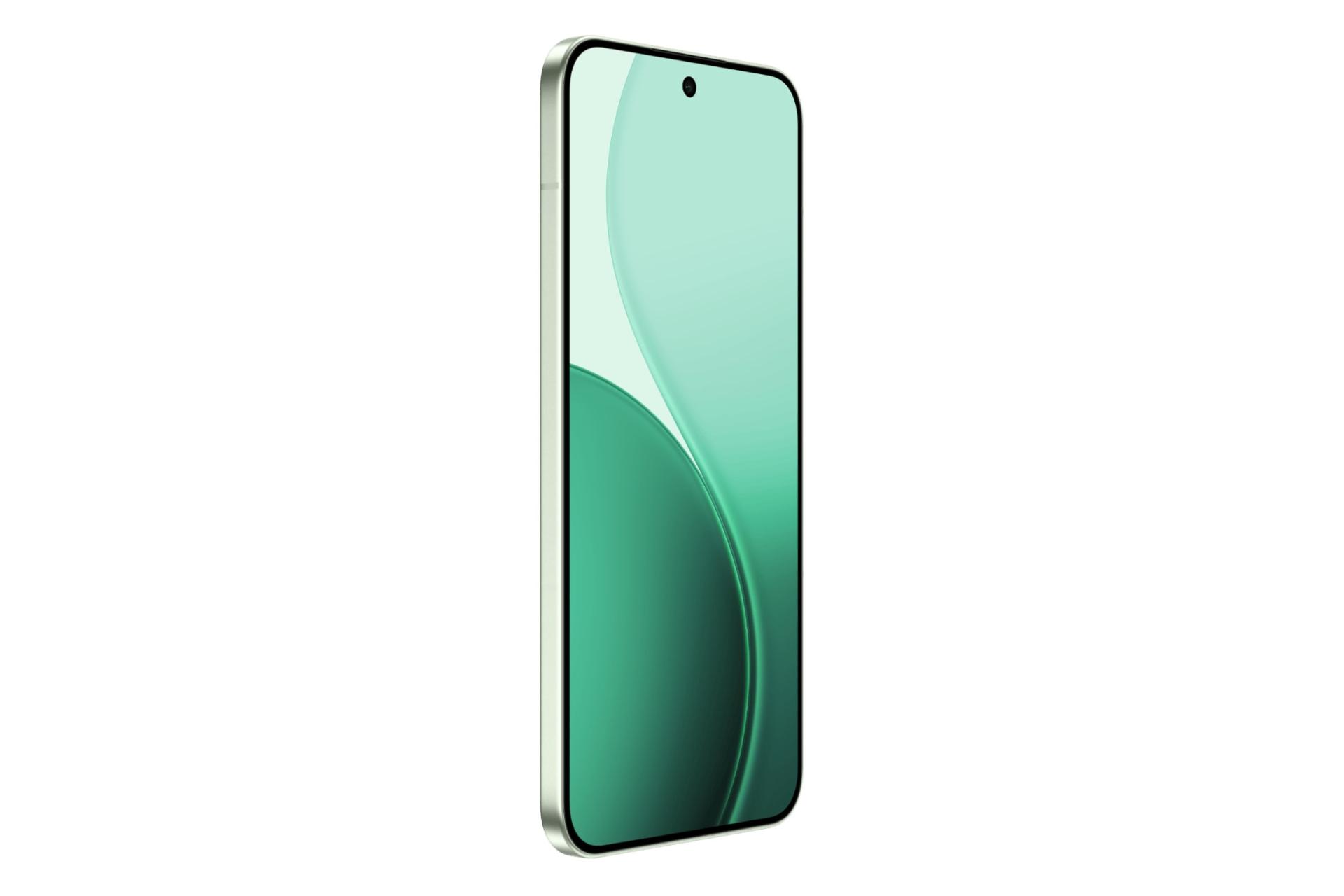 پنل جلو و صفحه نمایش گوشی موبایل اوپو Oppo Reno14 سبز