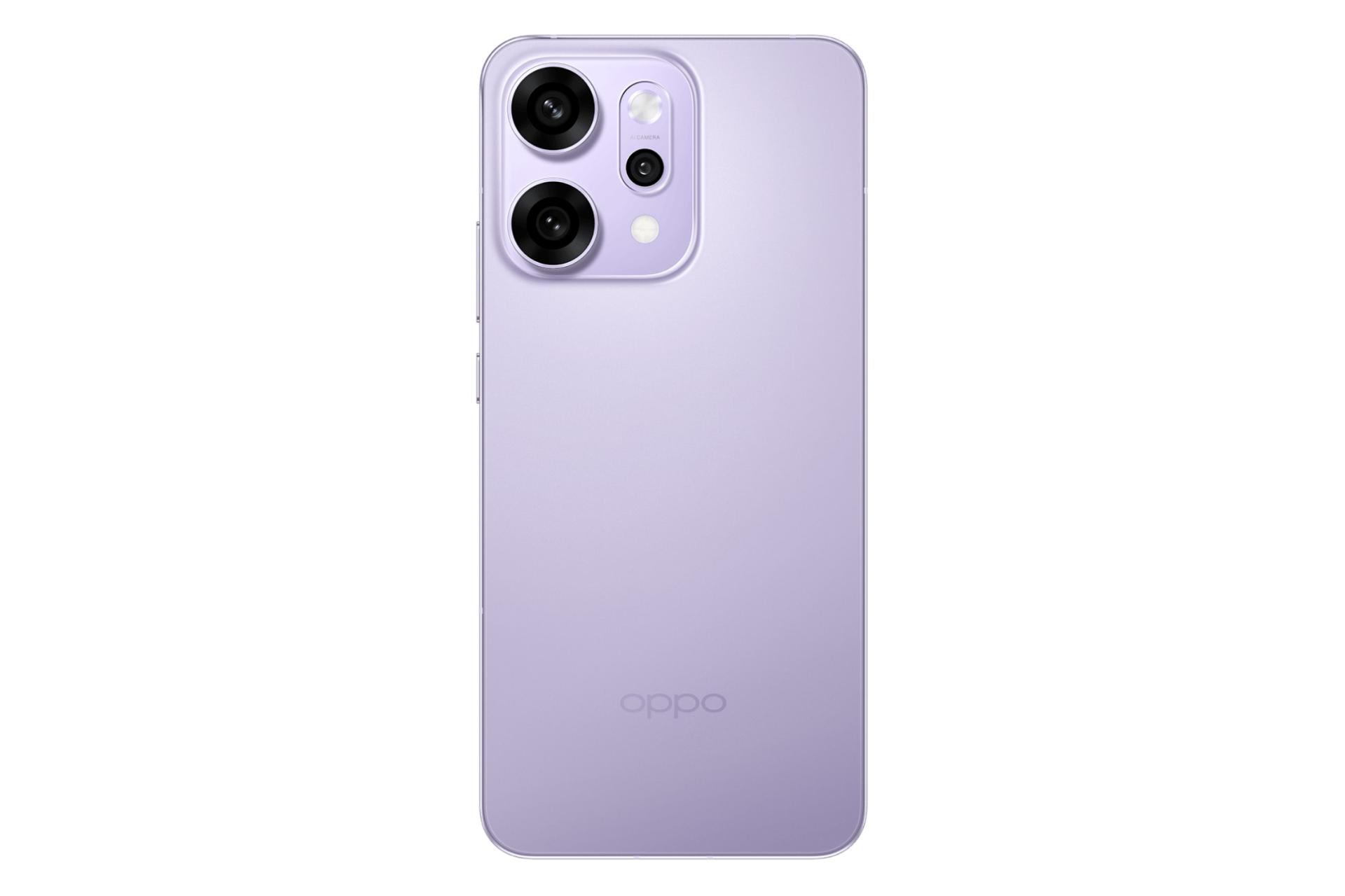 پنل پشت و چینش دوربین گوشی موبایل اوپو Oppo Reno14 Pro ارغوانی