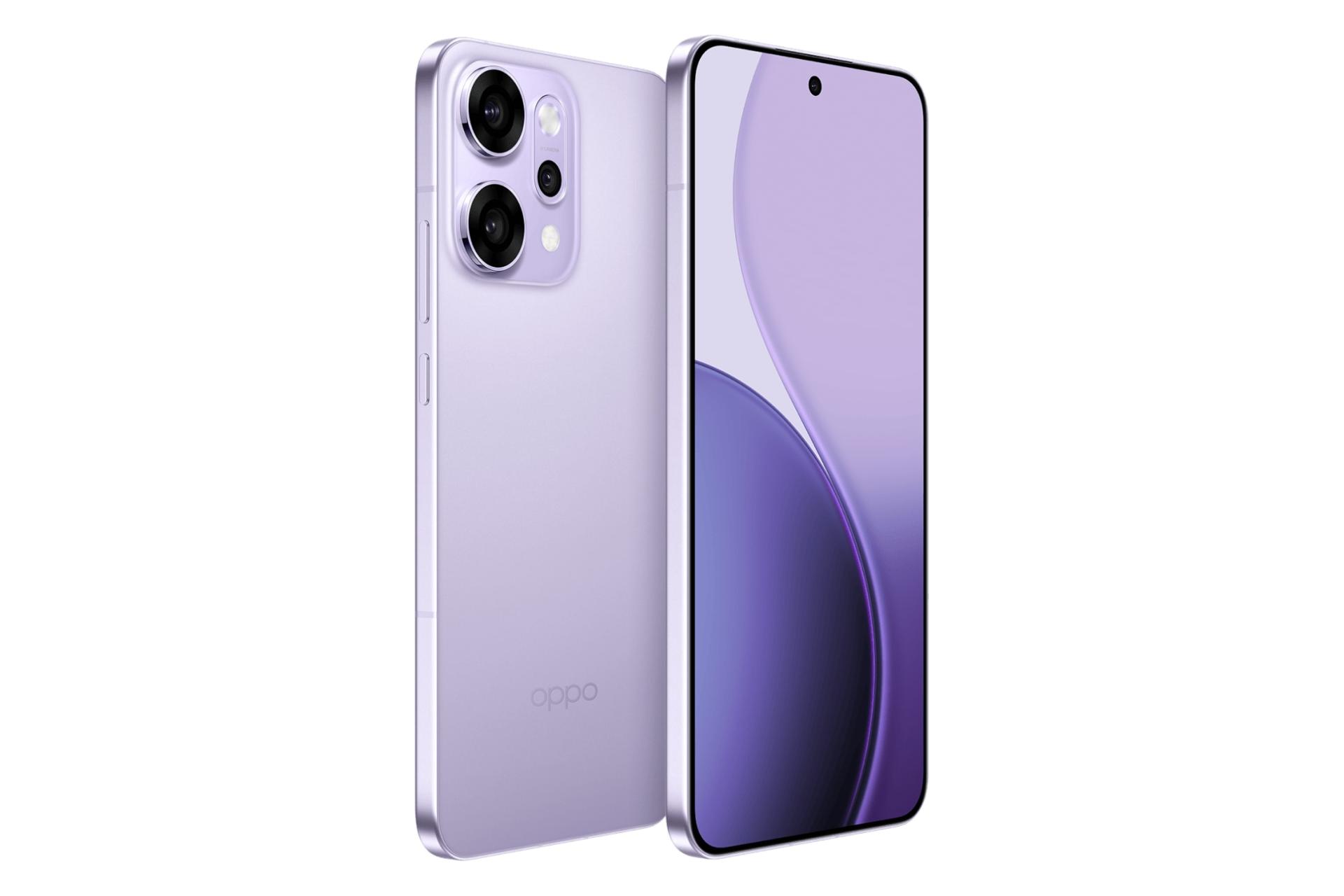 پنل جلو و پشت گوشی موبایل اوپو Oppo Reno14 Pro ارغوانی