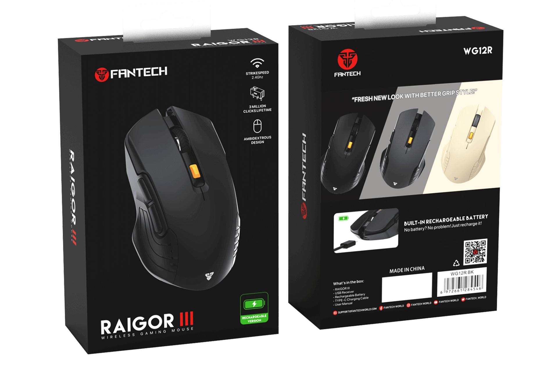 جعبه ماوس فنتک Fantech RAIGOR III WG12R