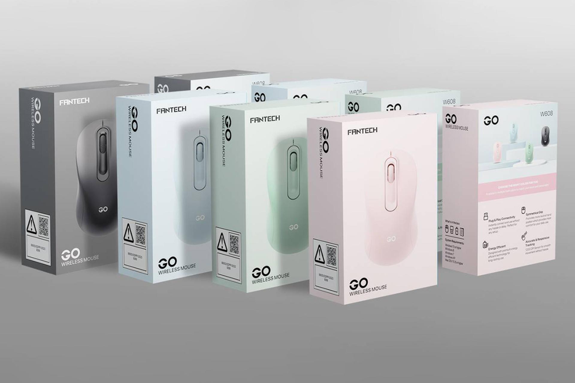 جعبه ماوس فنتک Fantech Go W608