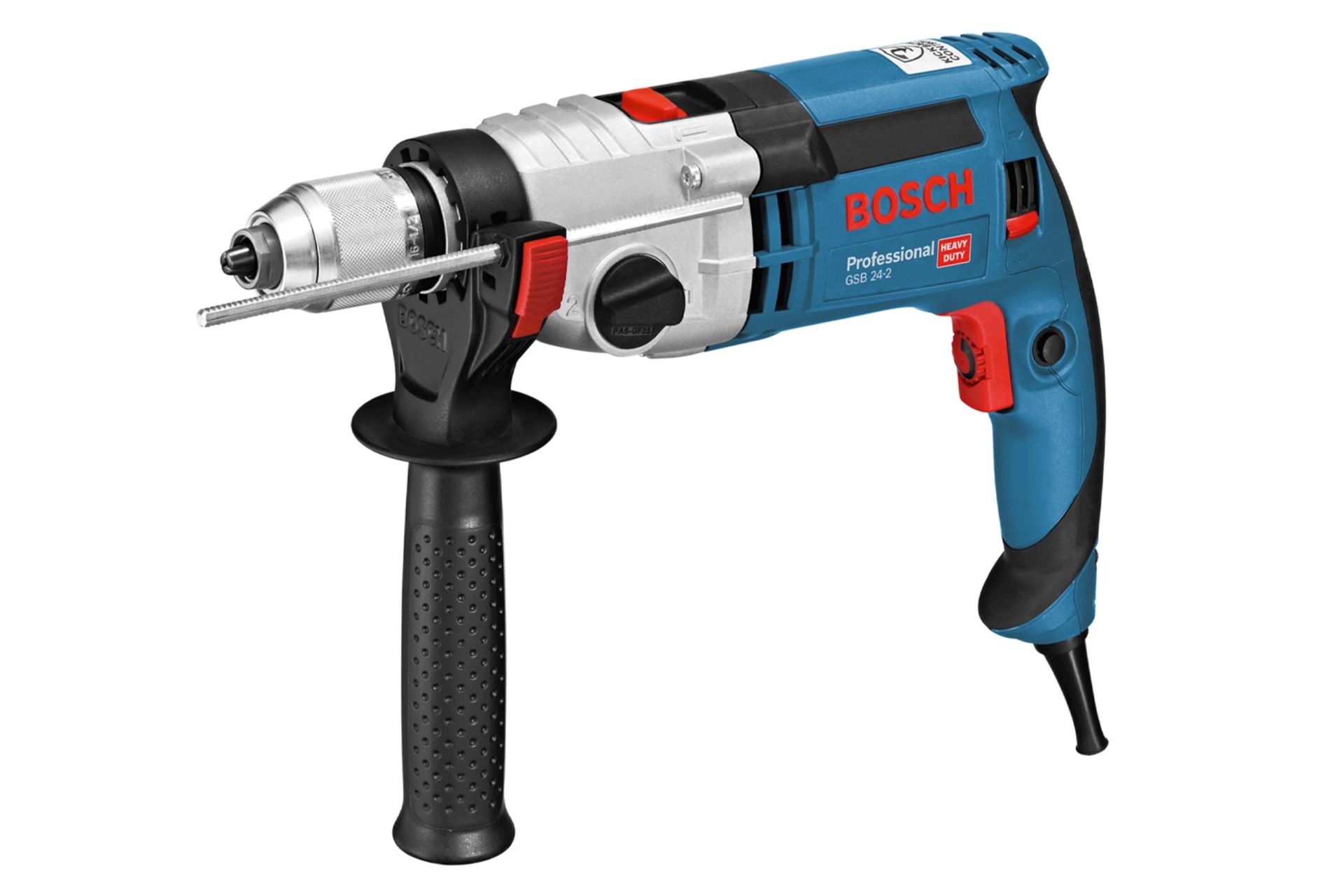 ابعاد و اندازه دریل چکشی برقی بوش GSB 24-2