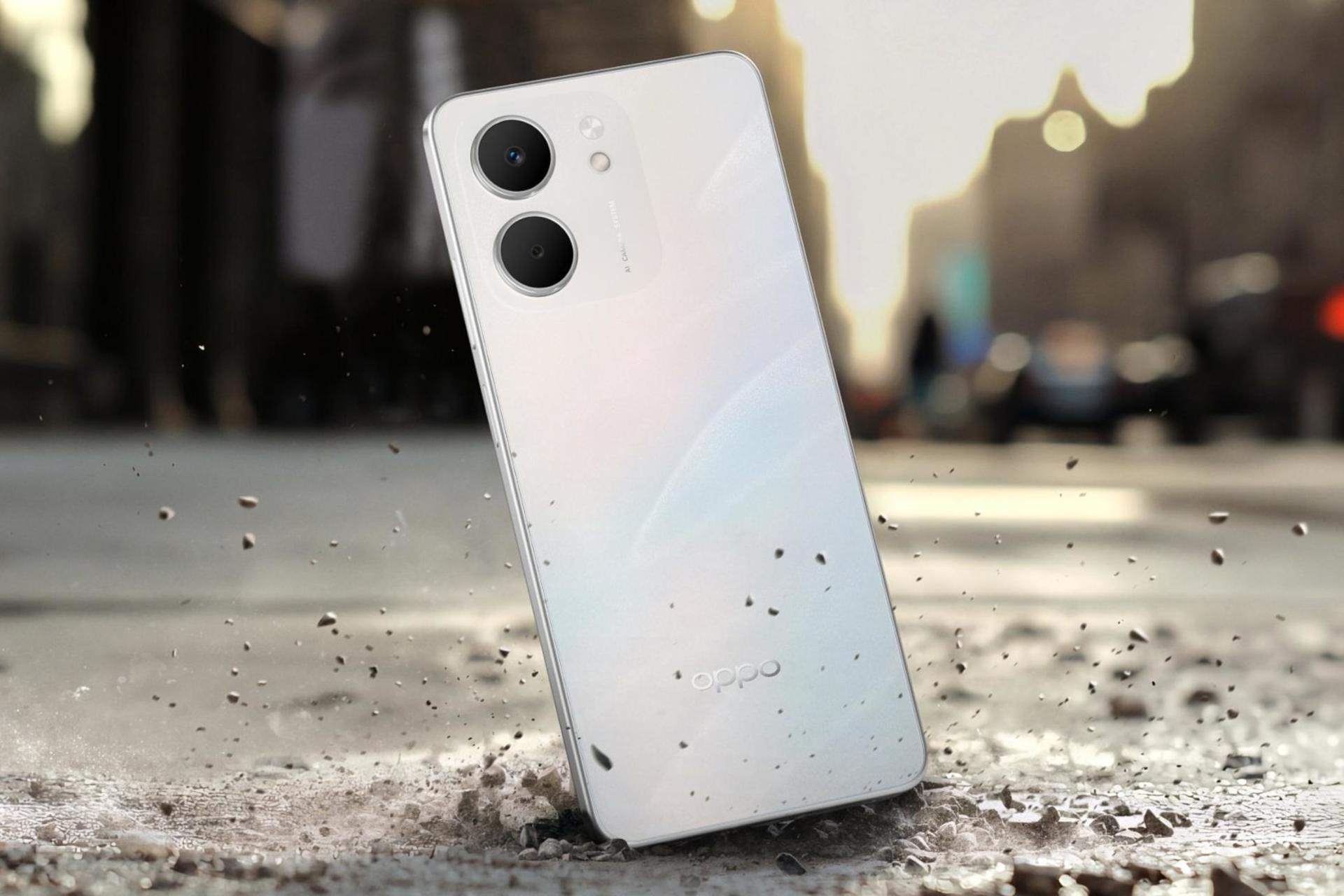 چینش دوربین گوشی موبایل اوپو Oppo A5x سفید