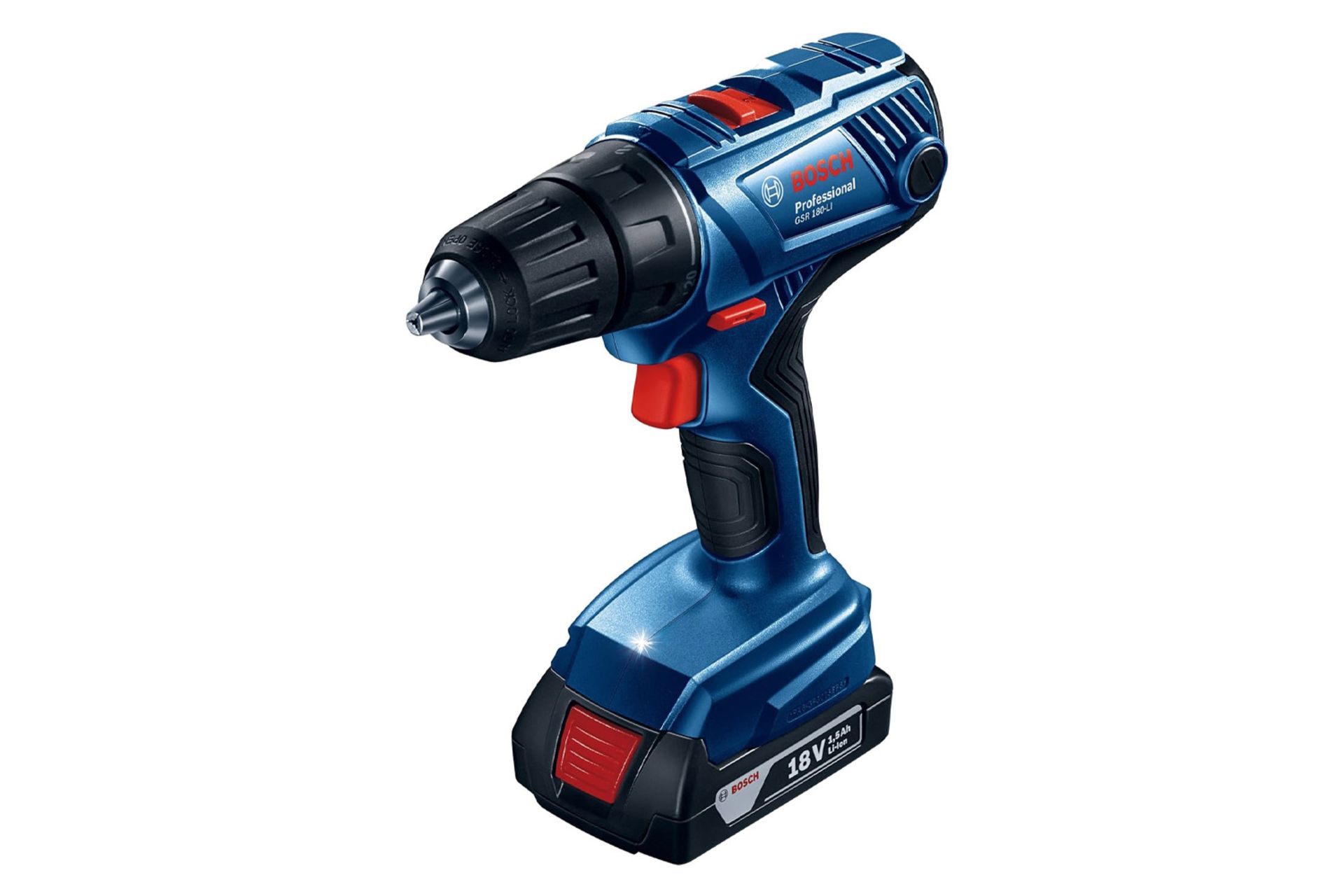 ابعاد و اندازه دریل پیچ گوشتی شارژی بوش GSR 180-LI