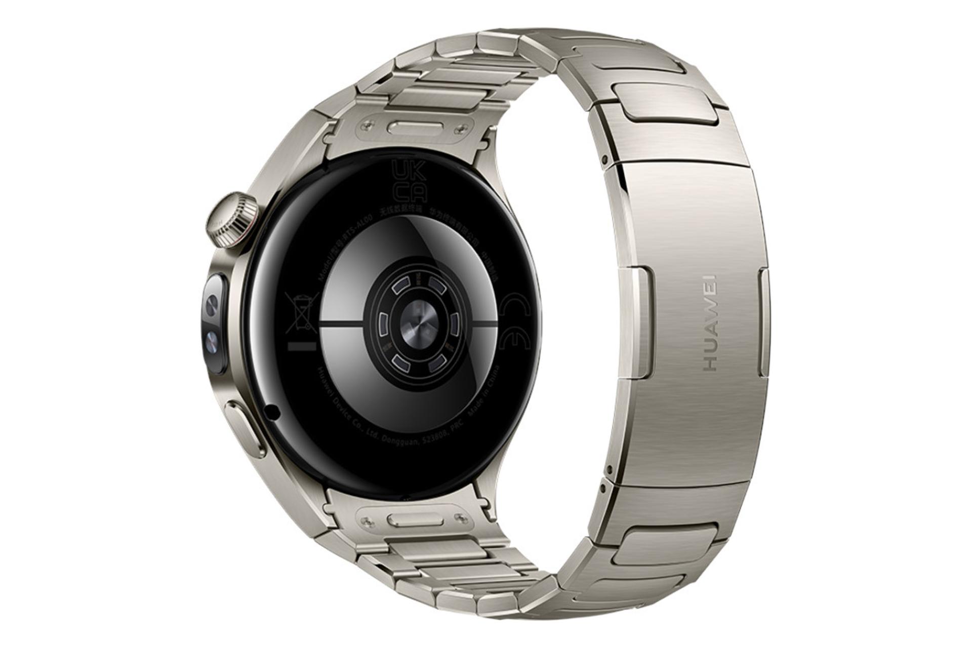 پشت ساعت هوشمند هواوی واچ 5 مدل 46 میلی‌متری نقره ای / Huawei Watch 5 46mm