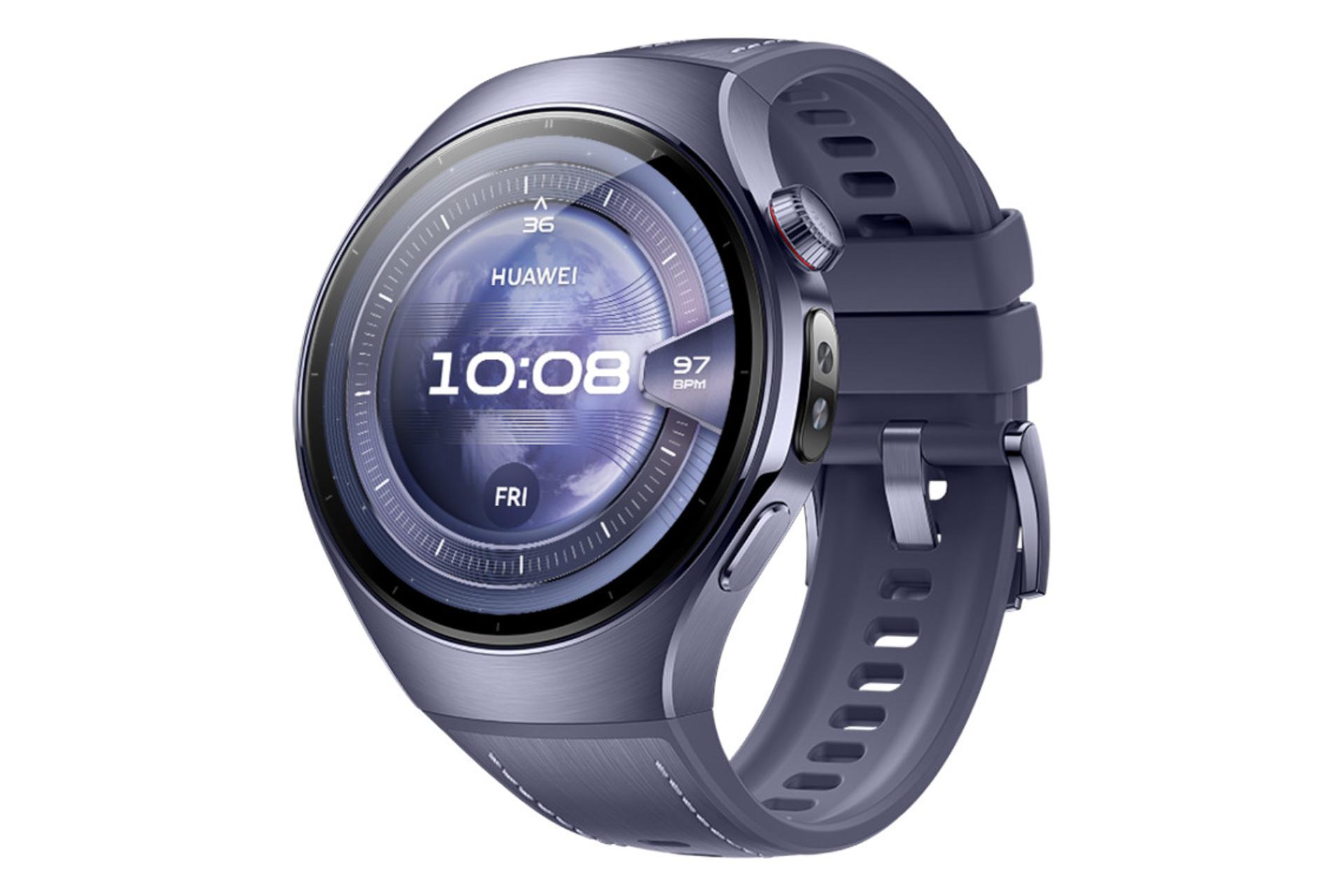 ساعت هوشمند هواوی واچ 5 مدل 46 میلی‌متری بنفش / Huawei Watch 5 46mm