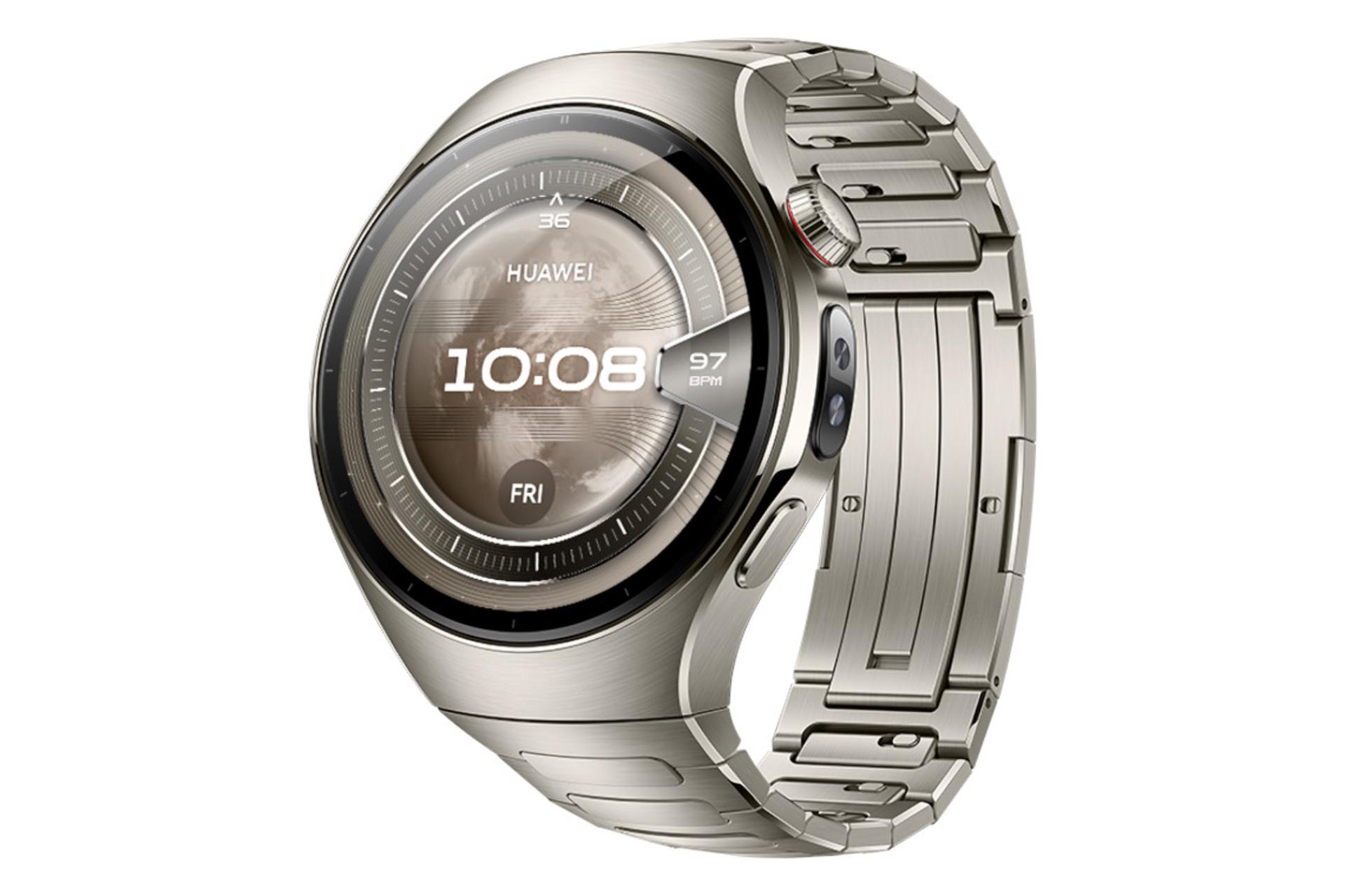ساعت هوشمند هواوی واچ 5 مدل 46 میلی‌متری نقره ای / Huawei Watch 5 46mm