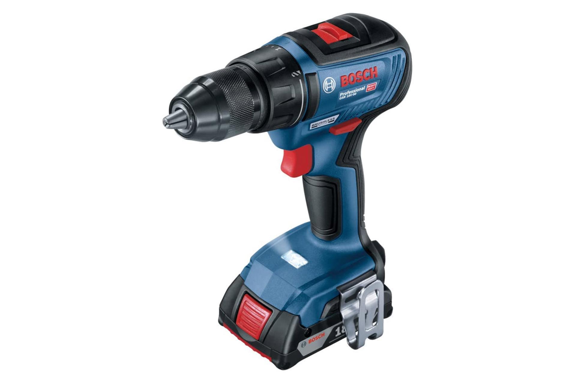 قدرت و توان دریل پیچ گوشتی شارژی بوش GSR 18V-50