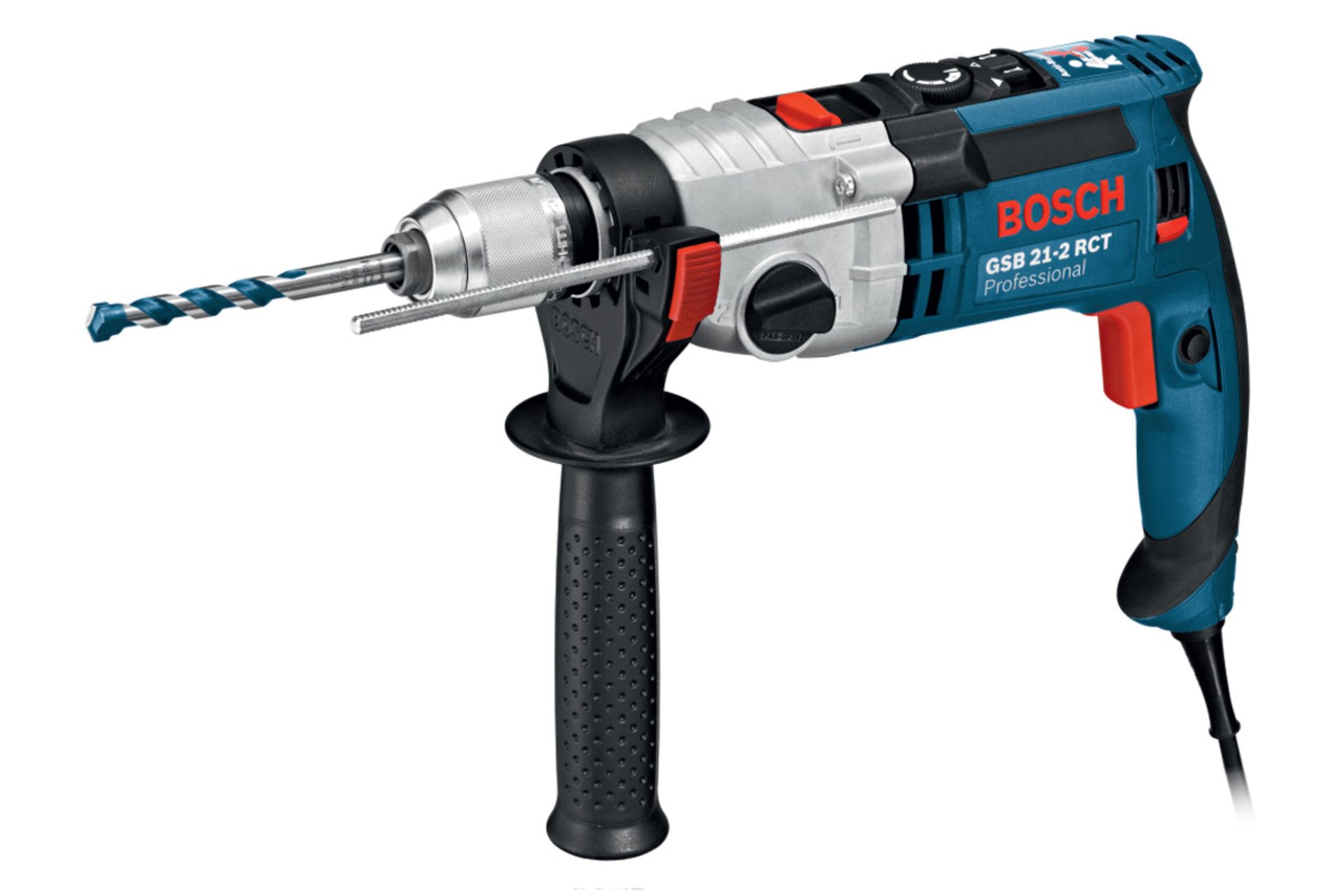 ابعاد و اندازه دریل چکشی برقی بوش GSB 21-2 RCT