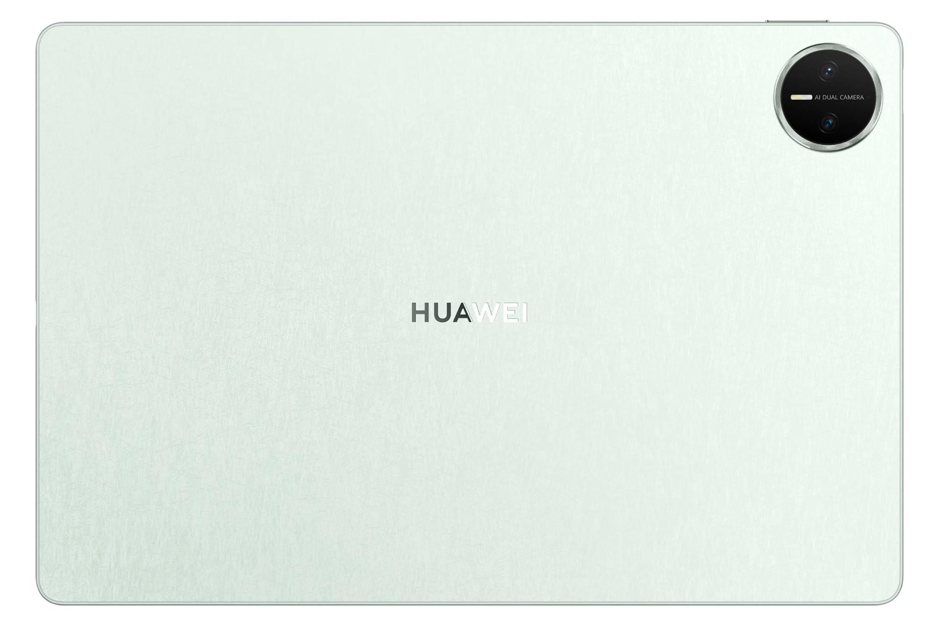 نمای پنل پشت تبلت میت پد پرو 12.2 هواوی نسخه 2025 / Huawei MatePad Pro 12.2 2025 با نمایش دوربین و لوگو رنگ سبز