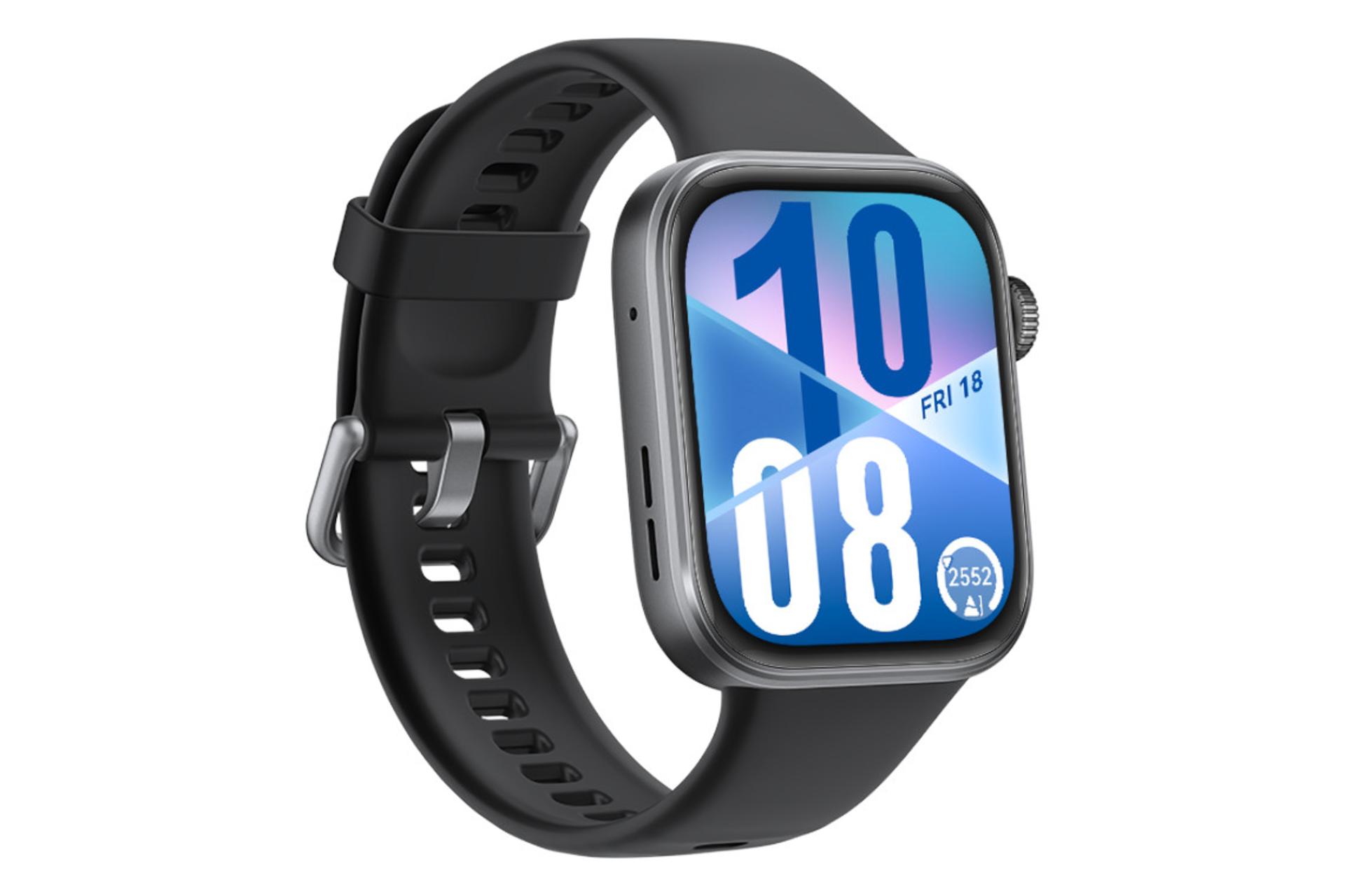 سمت چپ ساعت هوشمند هواوی واچ فیت 4 مشکی / Huawei Watch Fit 4
