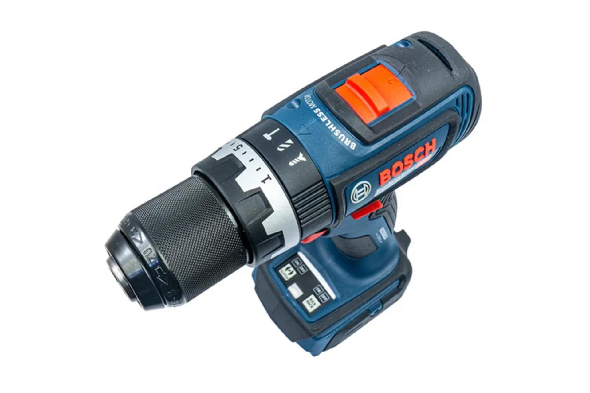 دریل چکشی شارژی بوش GSB 18V-90 C نمای بالا
