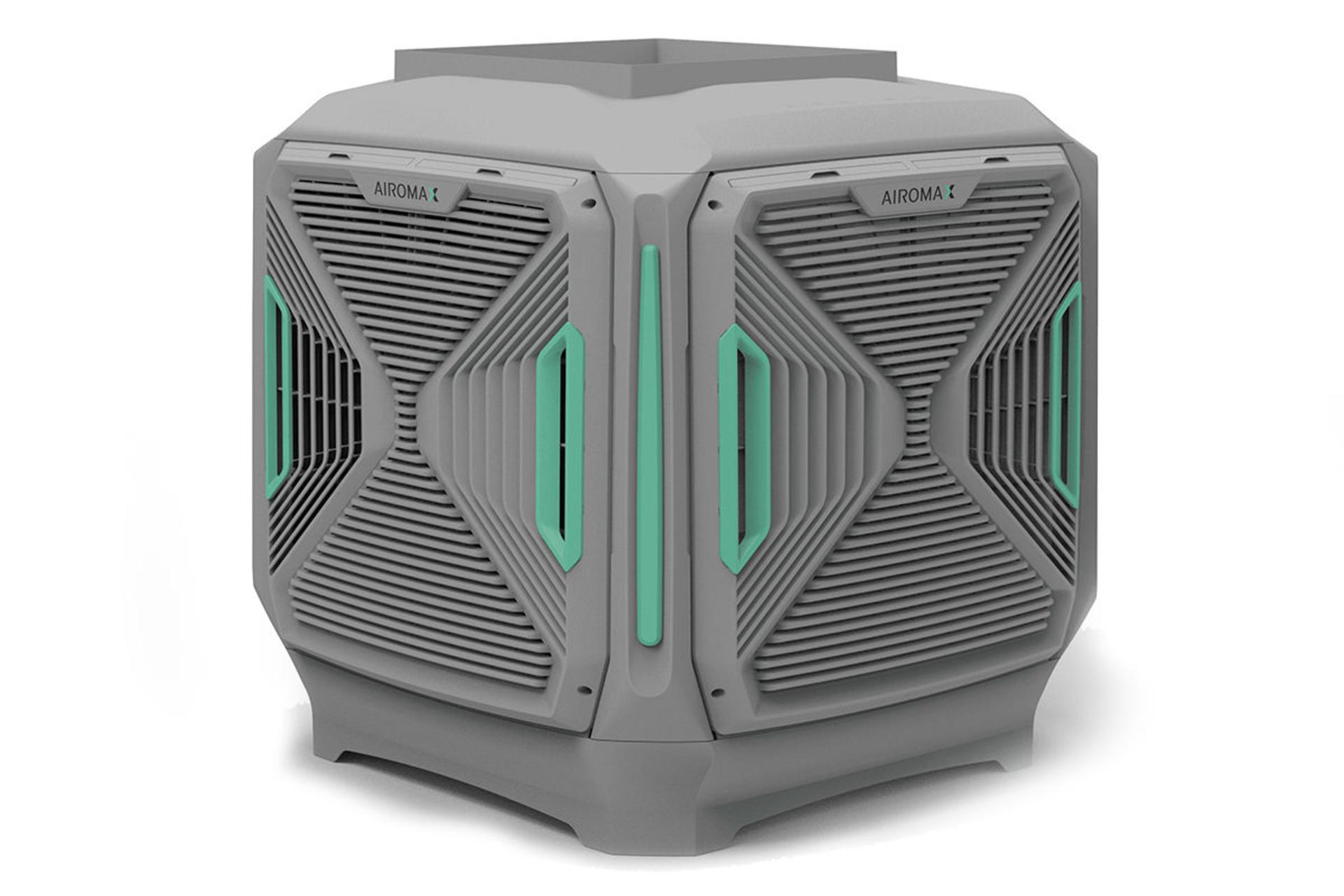 کولر آبی ایرومکس AIROMAX AM85 نمای جلو و جانبی