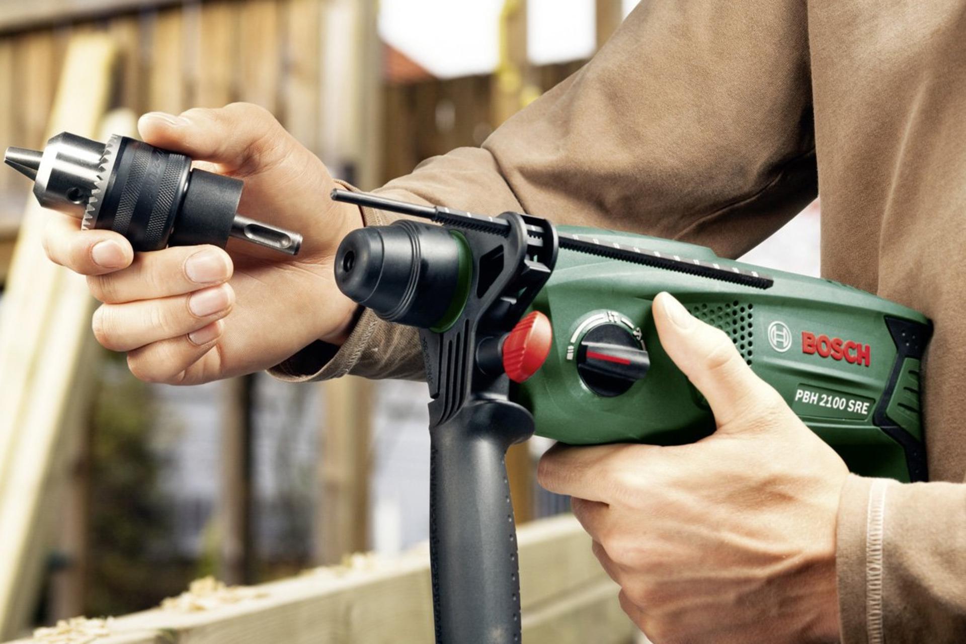 قدرت و توان دریل گیربکسی برقی بوش PBH 2100 RE