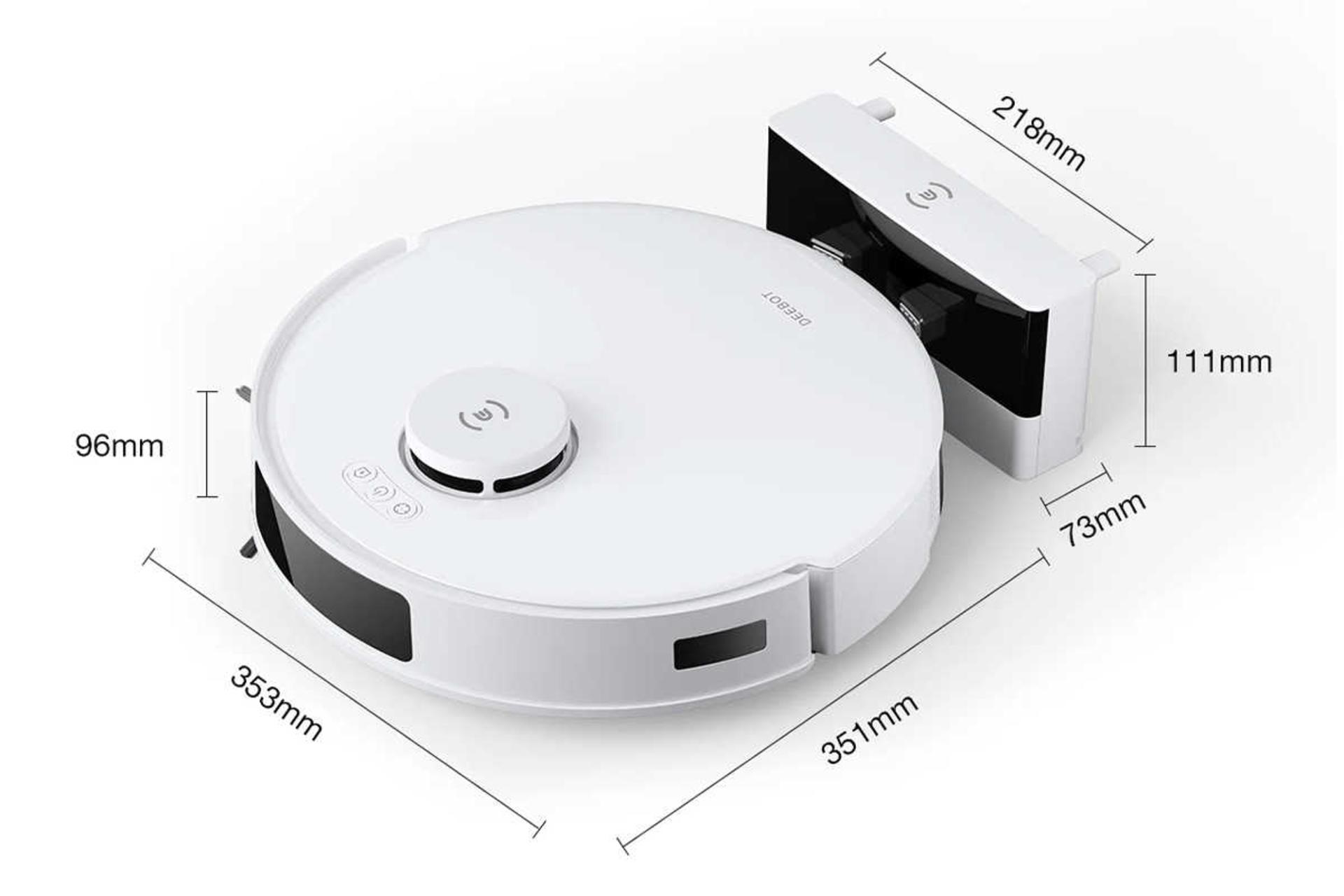 ابعاد و اندازه جارو رباتیک اکووکس DEEBOT N20 PRO