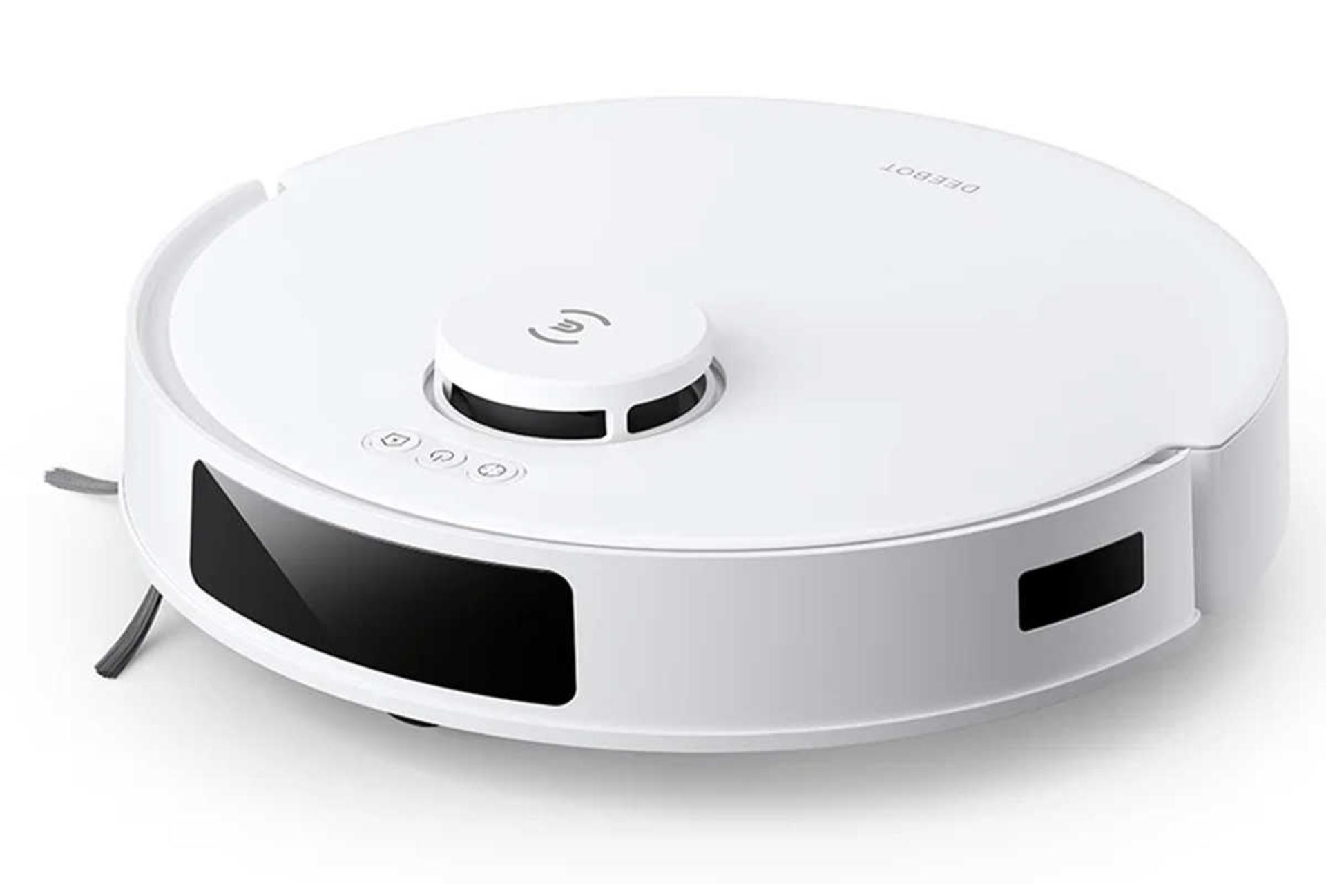 نمای سمت راست جارو رباتیک اکووکس DEEBOT N20 PRO رنگ سفید