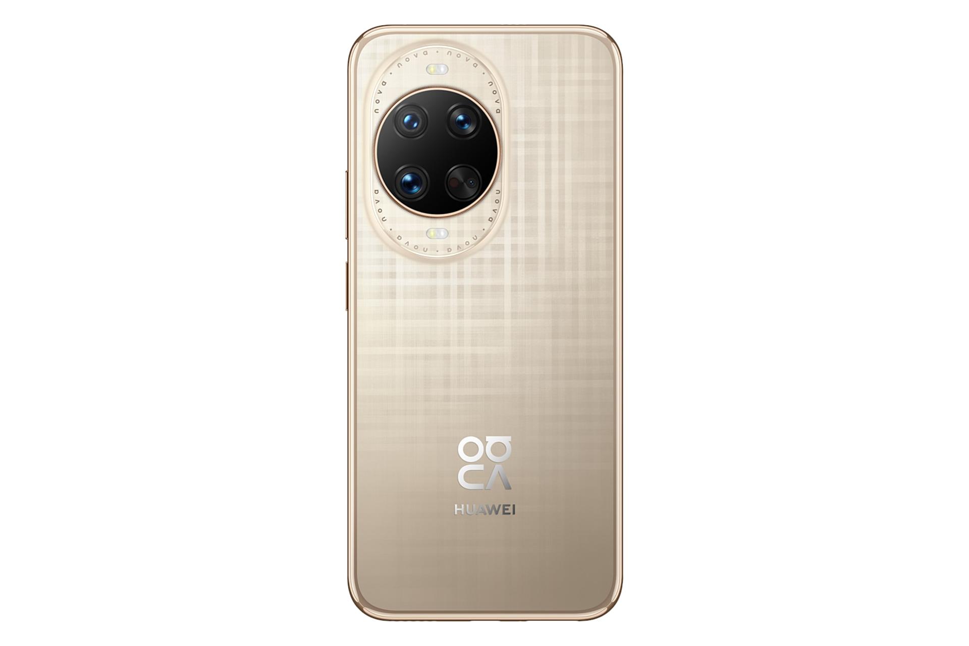 پنل پشت و چینش دوربین گوشی موبایل نوا 14 اولترا هواوی طلایی / Huawei nova 14 Ultra