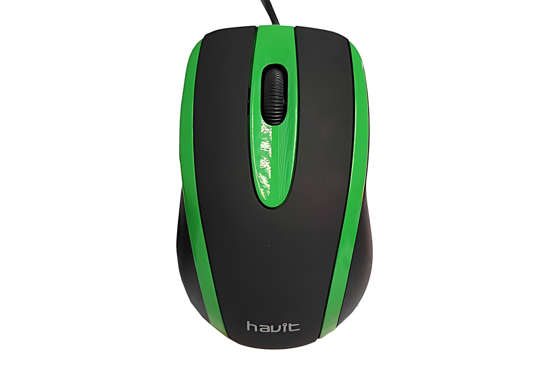 ماوس هویت Havit HV-MS753 با حاشیه سبز