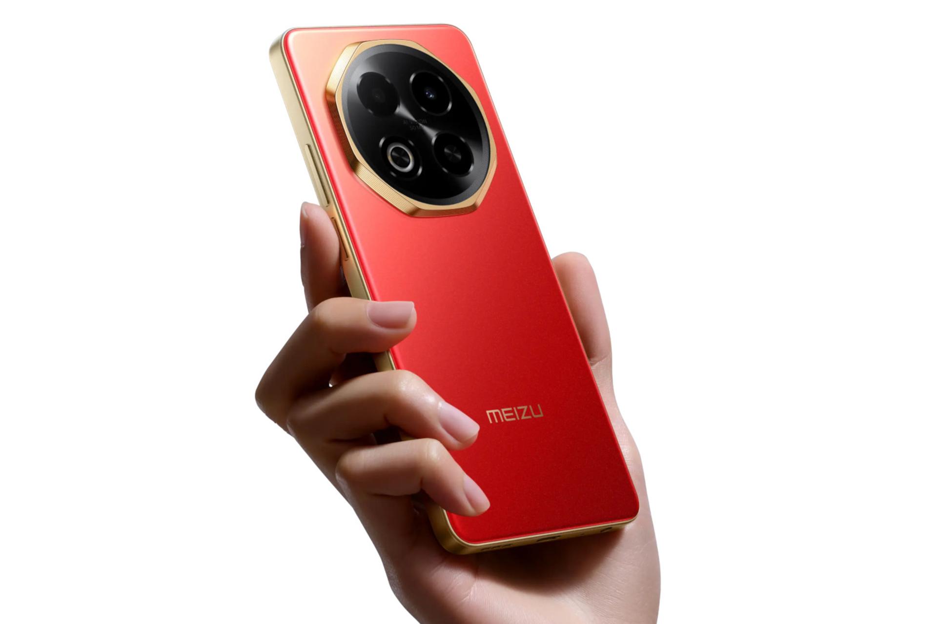 ابعاد گوشی موبایل میزو Meizu Note 22 5G قرمز