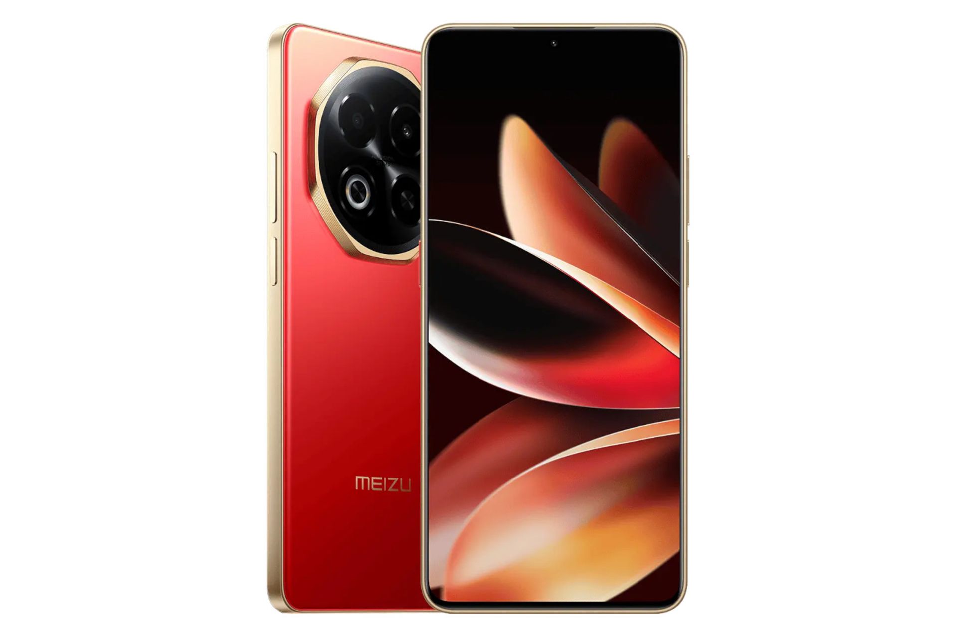 پنل جلو و پشت گوشی موبایل میزو Meizu Note 22 5G قرمز