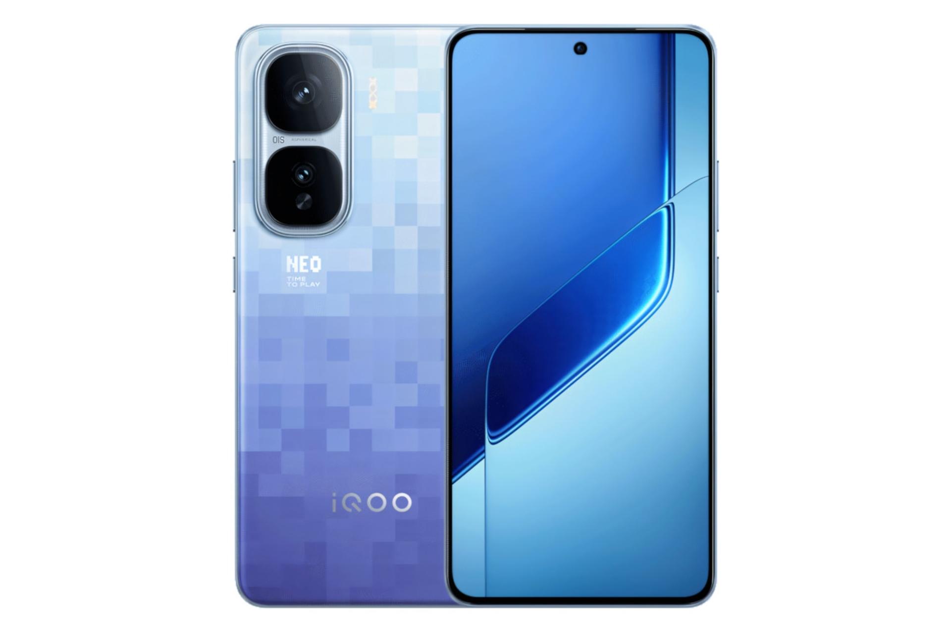 پنل جلو و پشت گوشی موبایل iQOO Neo10 پرو پلاس ویوو نسخه چین آبی / vivo iQOO Neo10 Pro Plus China