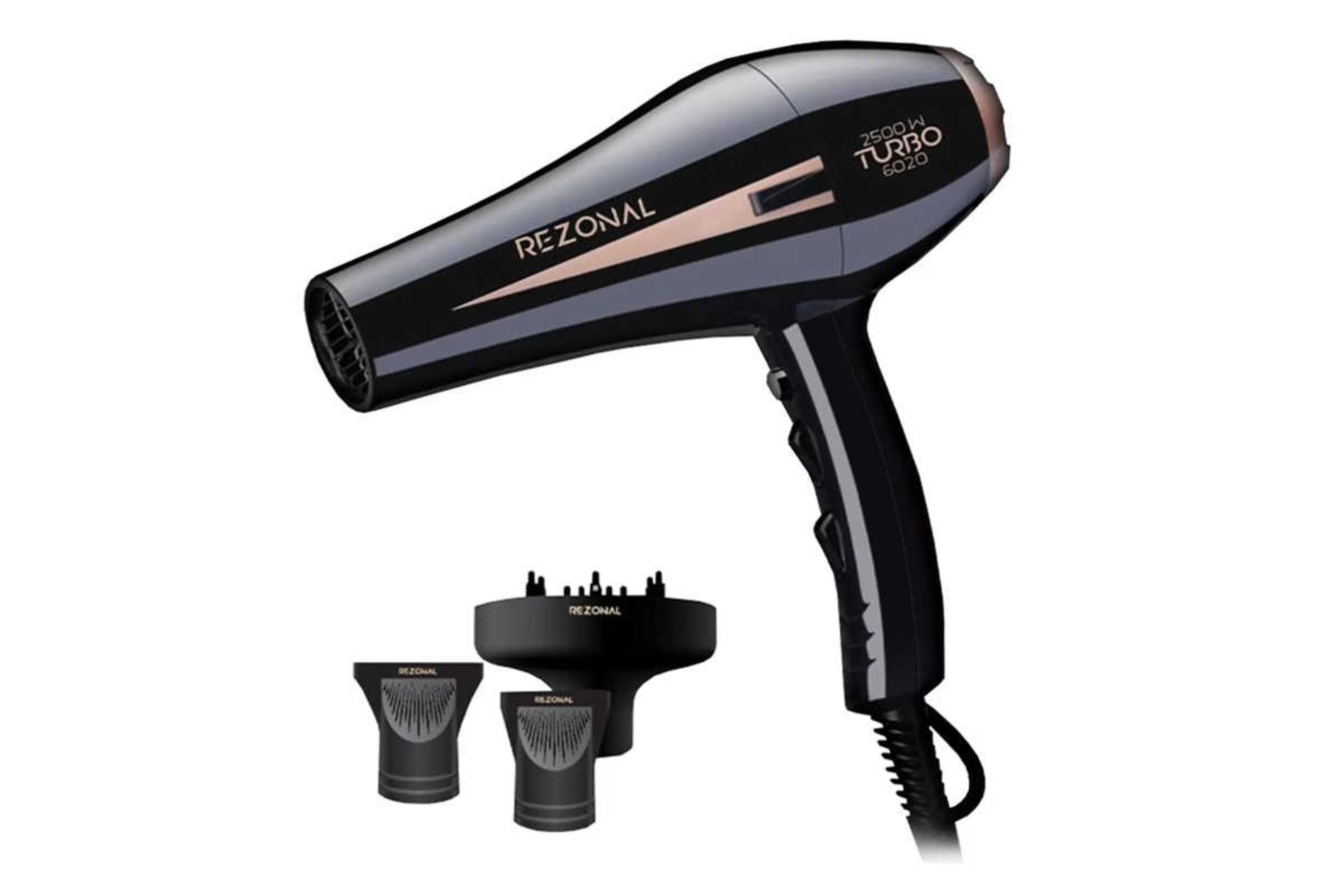 نمای سمت راست سشوار رزونال 6020 به همراه سری دیفیوزر