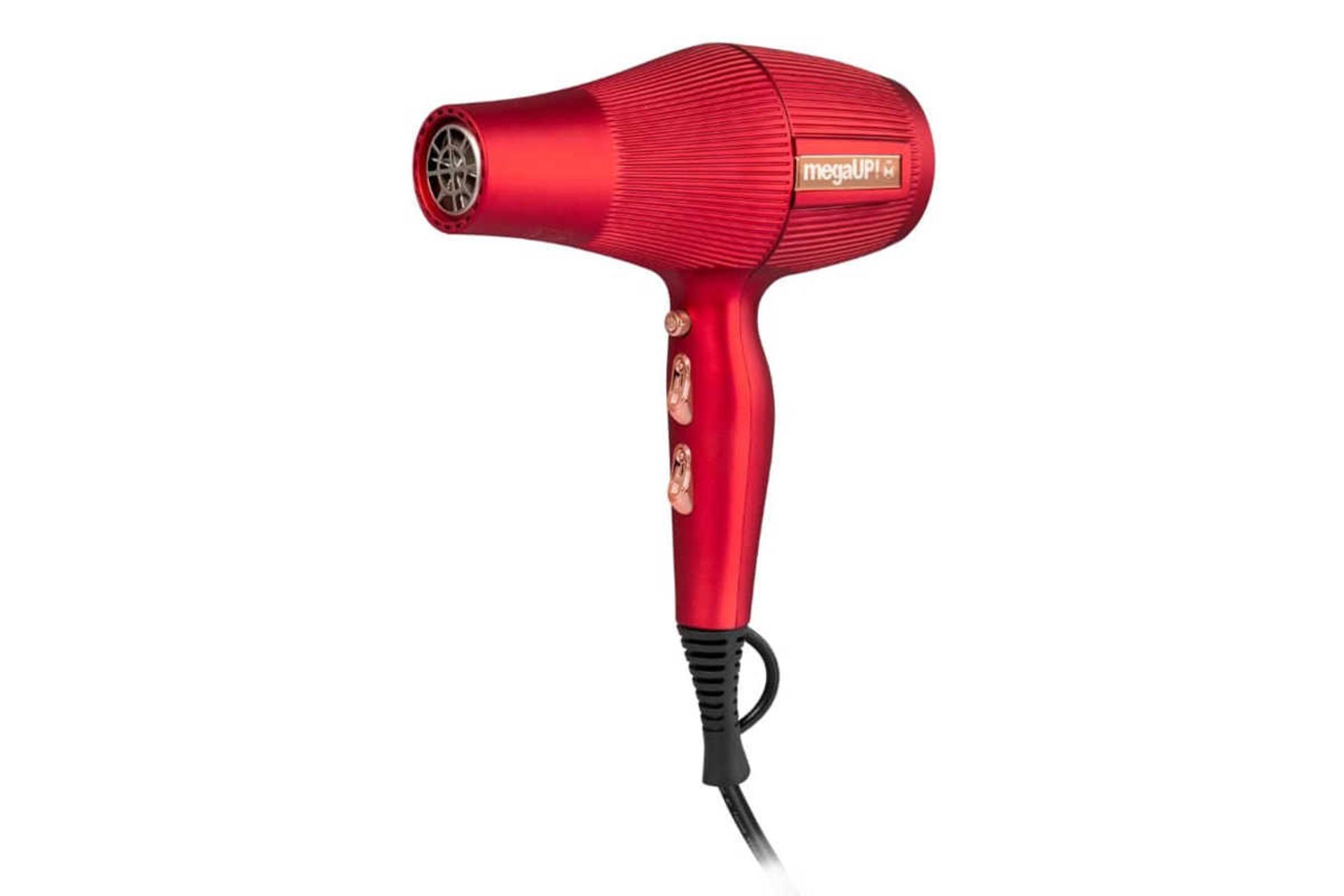 نمای سمت راست سشوار مگاآپ R1 رنگ قرمز