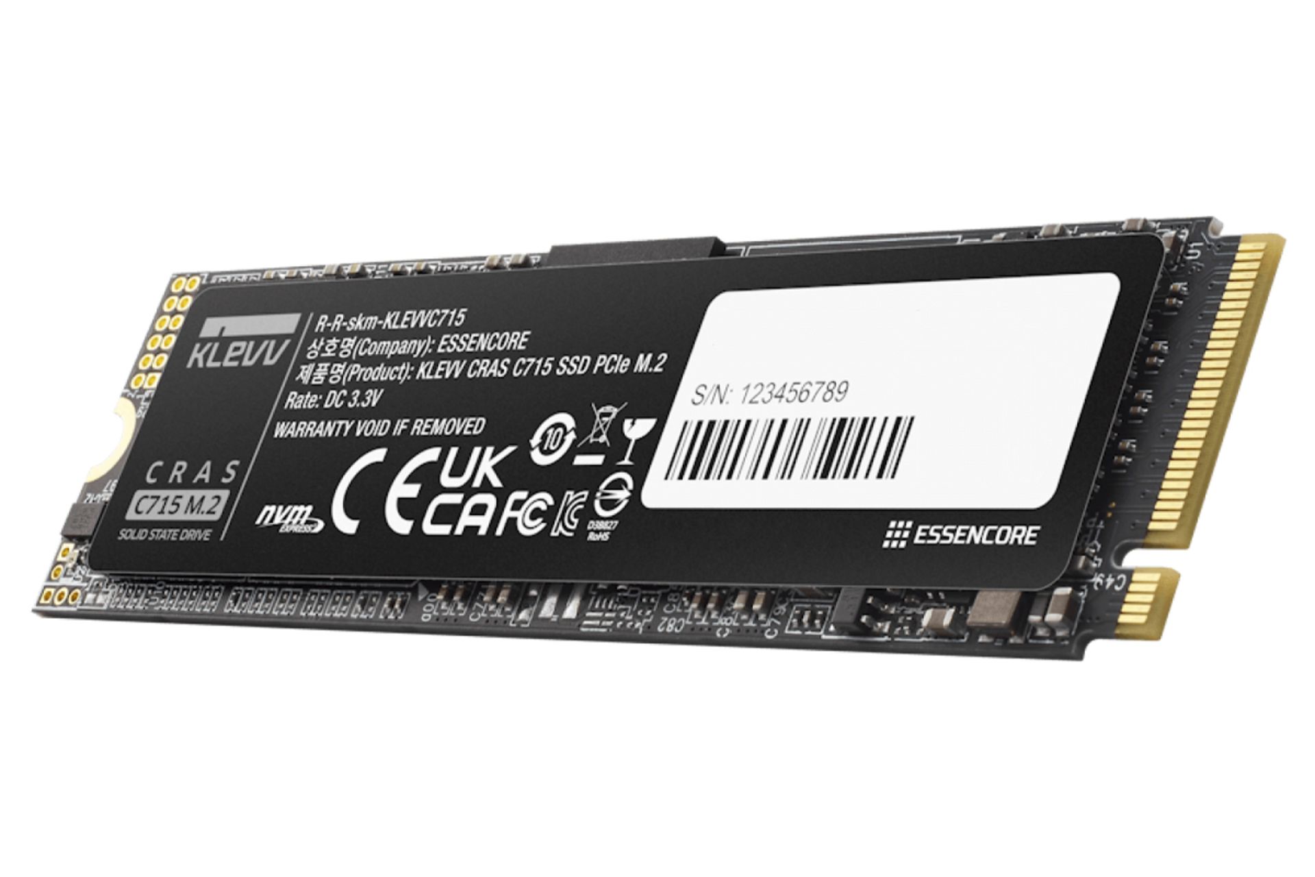 کانکتور و اتصال اس اس دی کلو CRAS C715 NVMe M.2