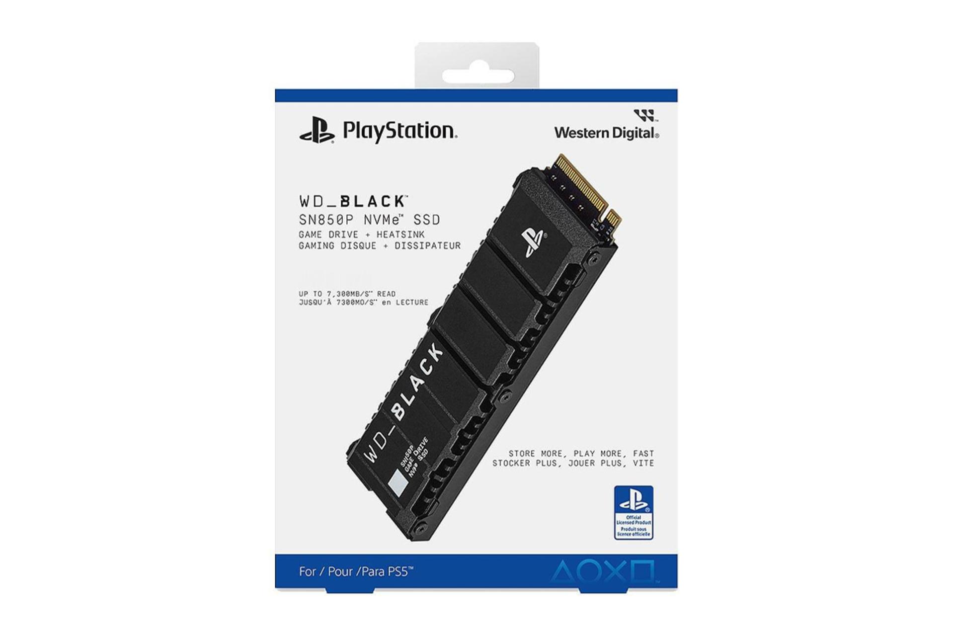 جعبه اس اس دی وسترن دیجیتال Black SN850P NVMe M.2