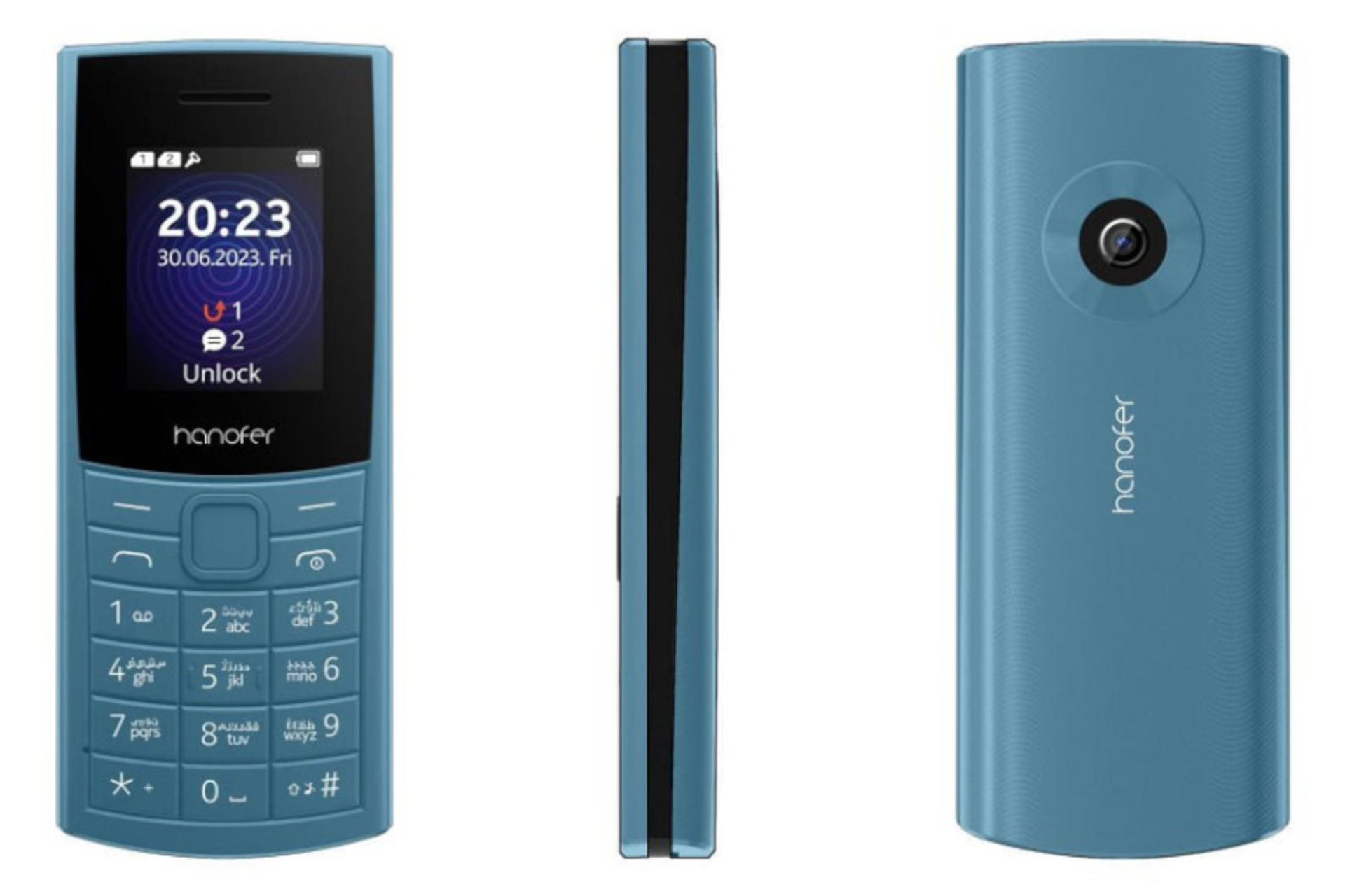 گوشی موبایل هانوفر Hanofer 5300 2G سبز