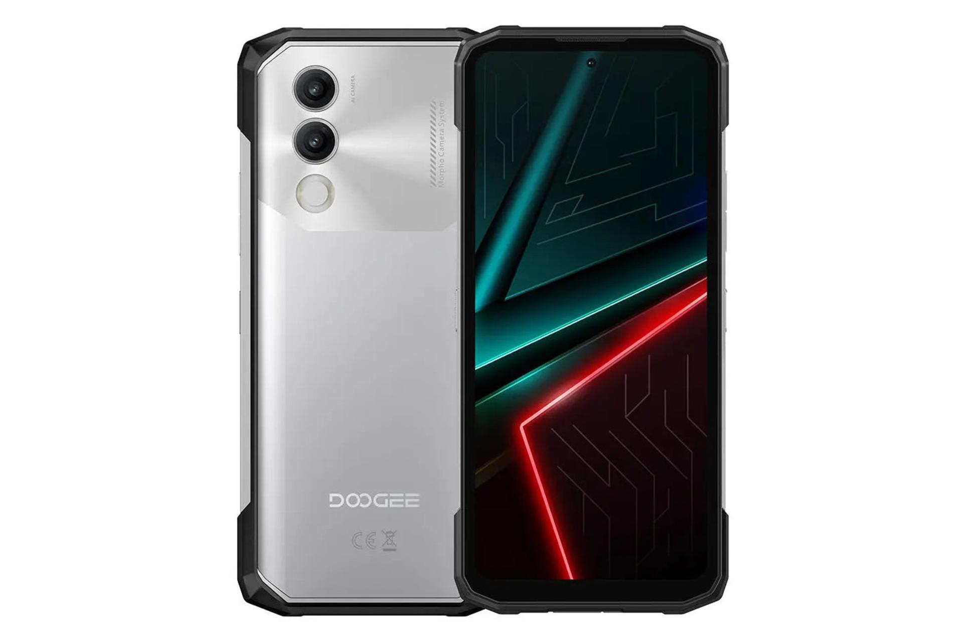 پنل جلو و پشت گوشی موبایل دوجی Doogee Blade20 نقره ای