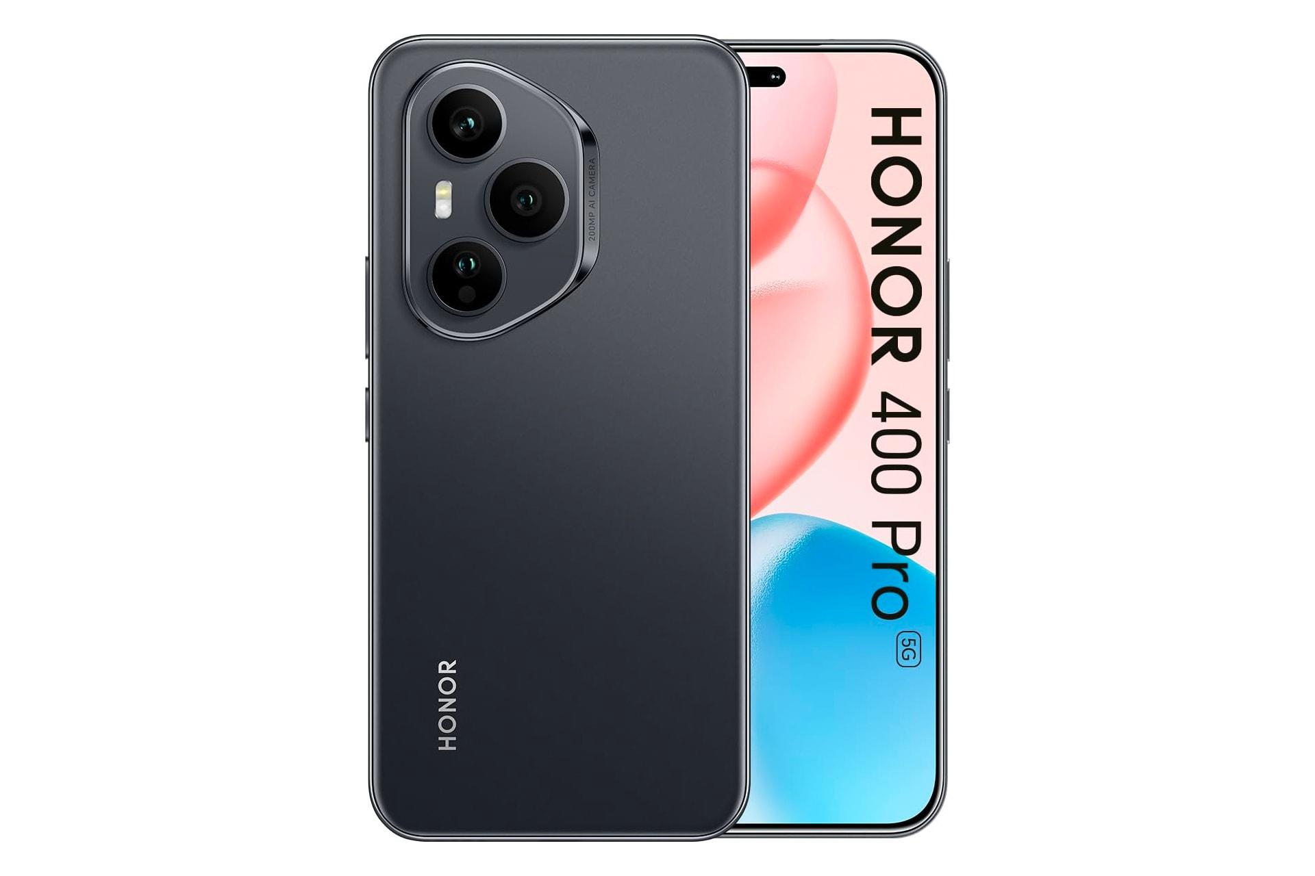 پنل جلو و پشت گوشی موبایل آنر 400 پرو مشکی / HONOR 400 Pro