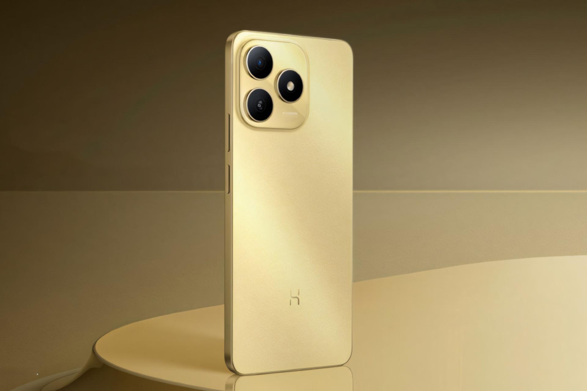 پنل پشت و چینش دوربین گوشی موبایل ویکو Wiko Hi Enjoy 80 5G طلایی