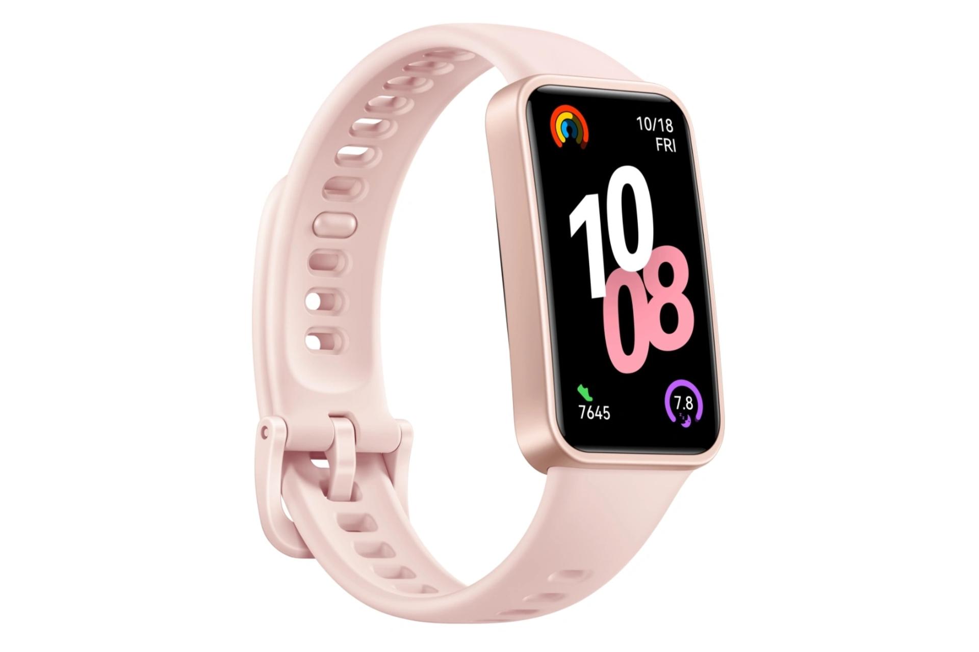ساعت هوشمند هواوی بند 10 صورتی / Huawei Band 10