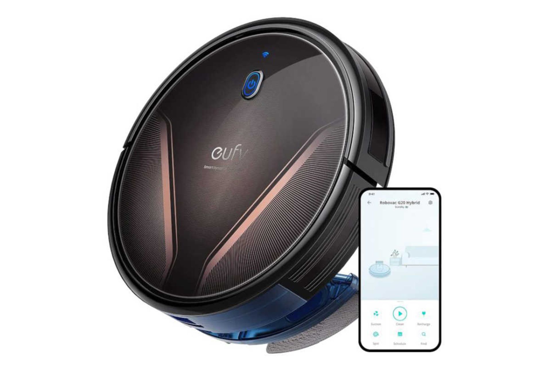 نمای جلوی جارو رباتیک یوفی RoboVac G20 Hybrid