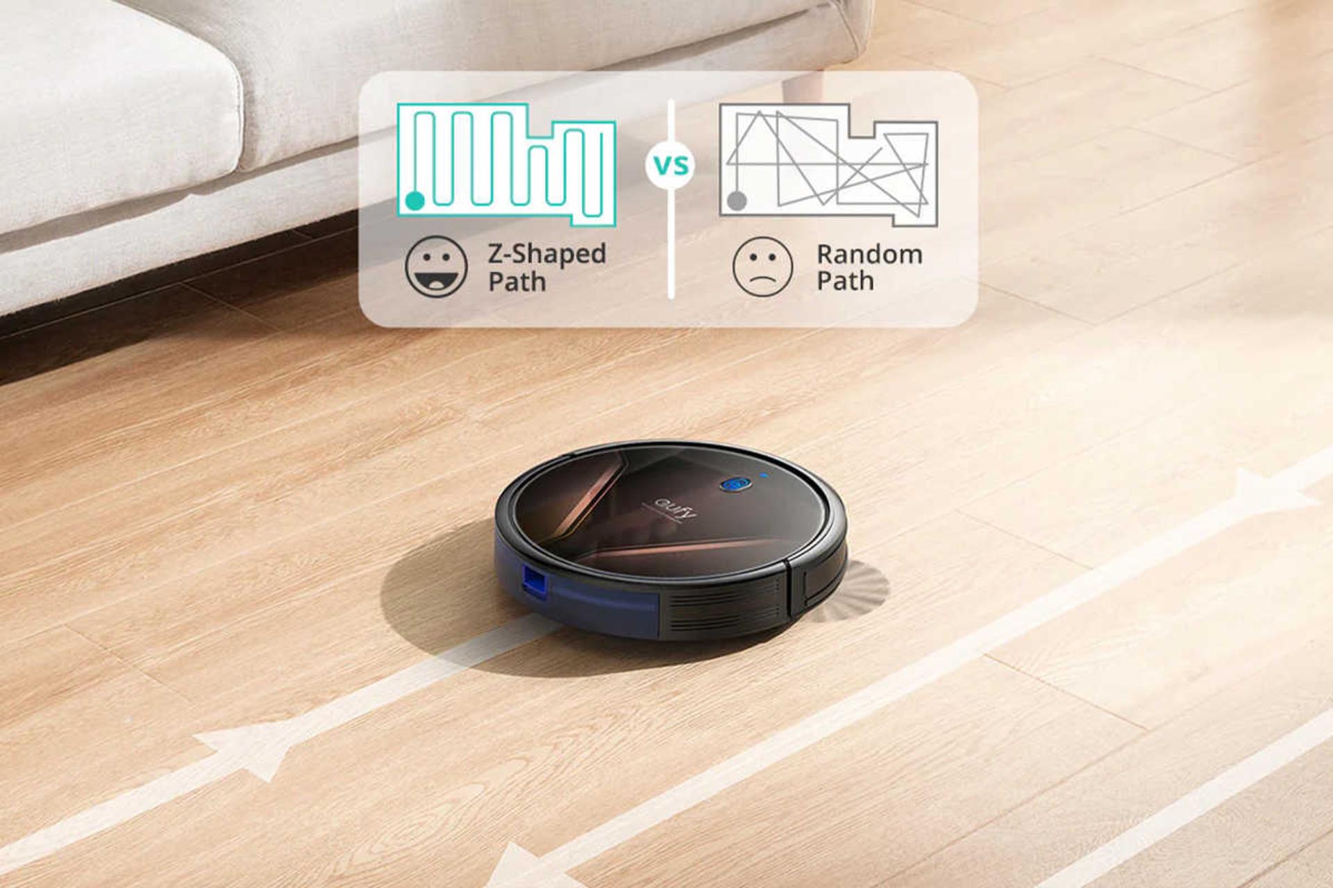 حالت‌های نظافت جارو رباتیک یوفی RoboVac G20 Hybrid