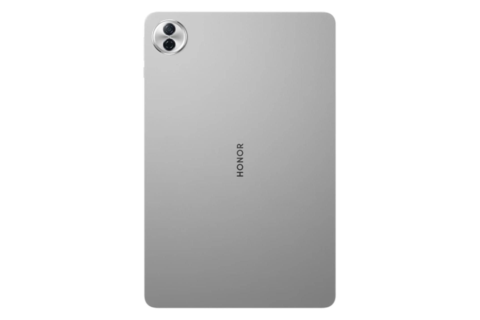 نمای پنل پشت تبلت آنر پد 10 / HONOR Pad 10 با نمایش دوربین و لوگو رنگ خاکستری