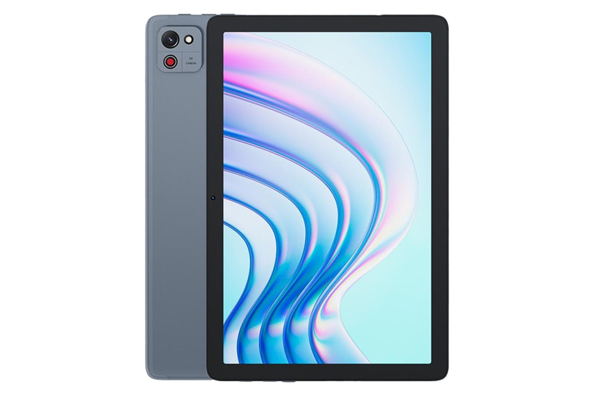 نمای کلی تبلت کوبوت تب 65 / CUBOT Tab 65 با نمایشگر روشن و نمایش دوربین پنل پشت